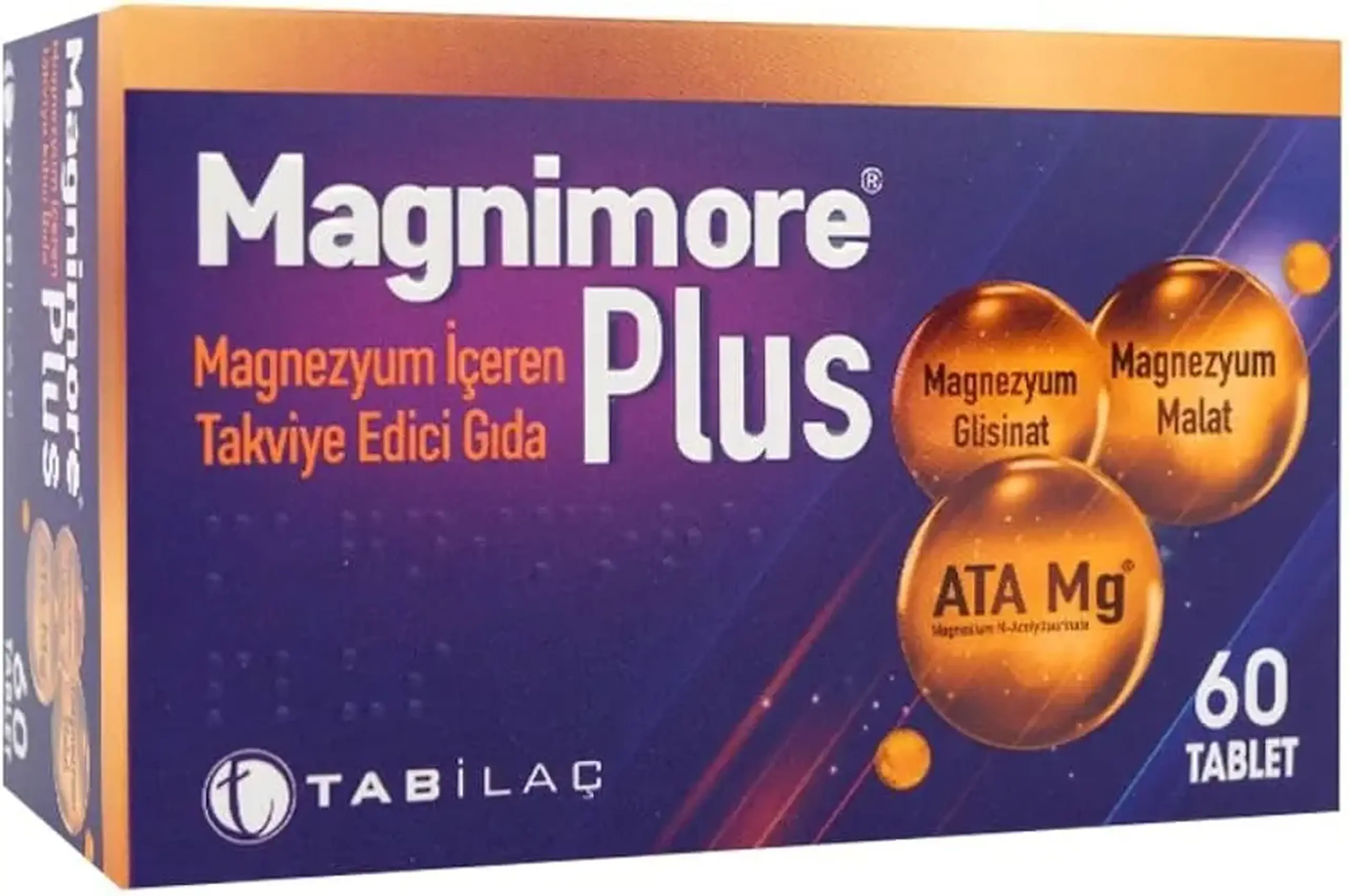Magnimore Plus Magneziu bisglicinat+malat+taurat comp. N60 Tab Ilac