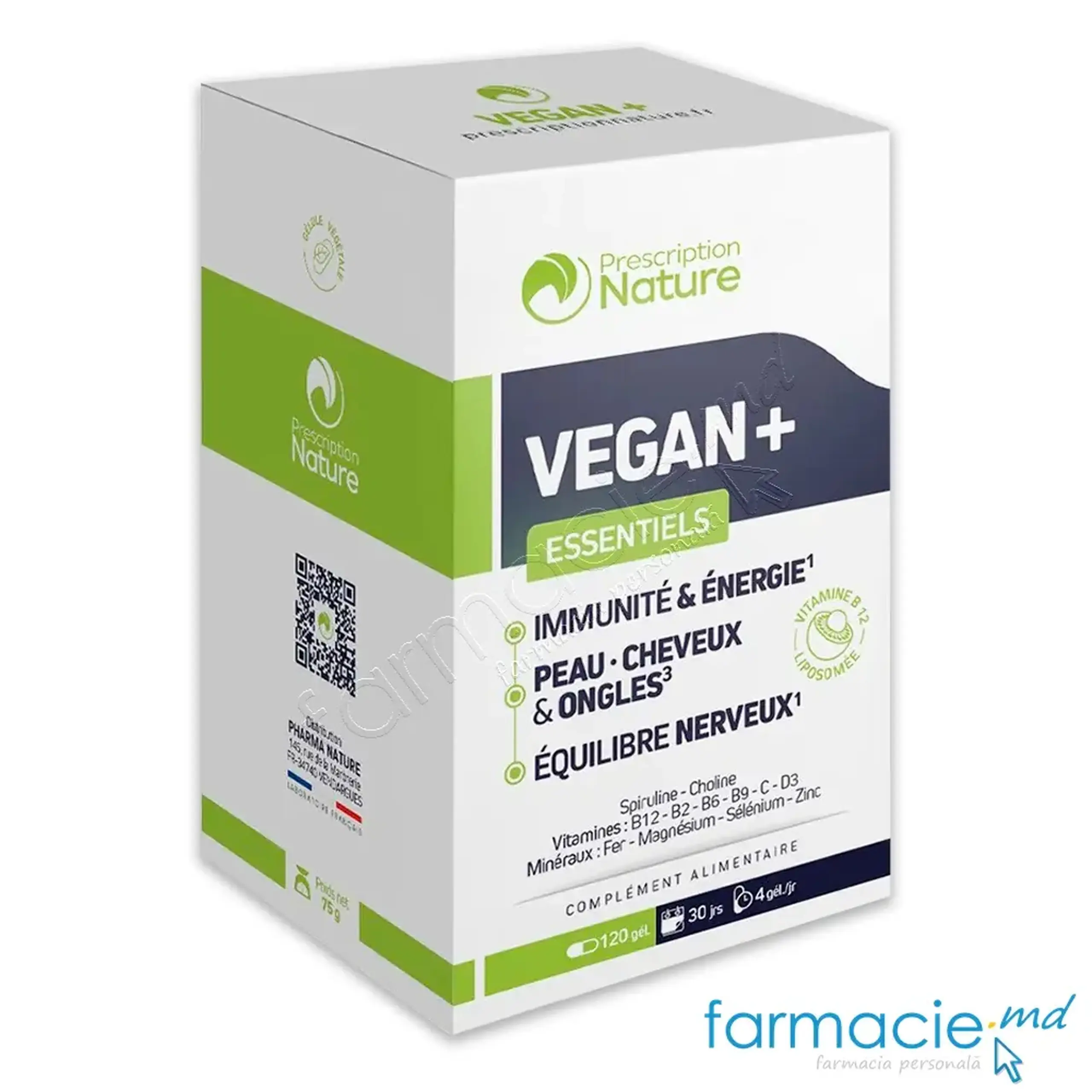 Vegan+ nutrienti esentiali in dieta vegana caps. N120 Pharma Nature