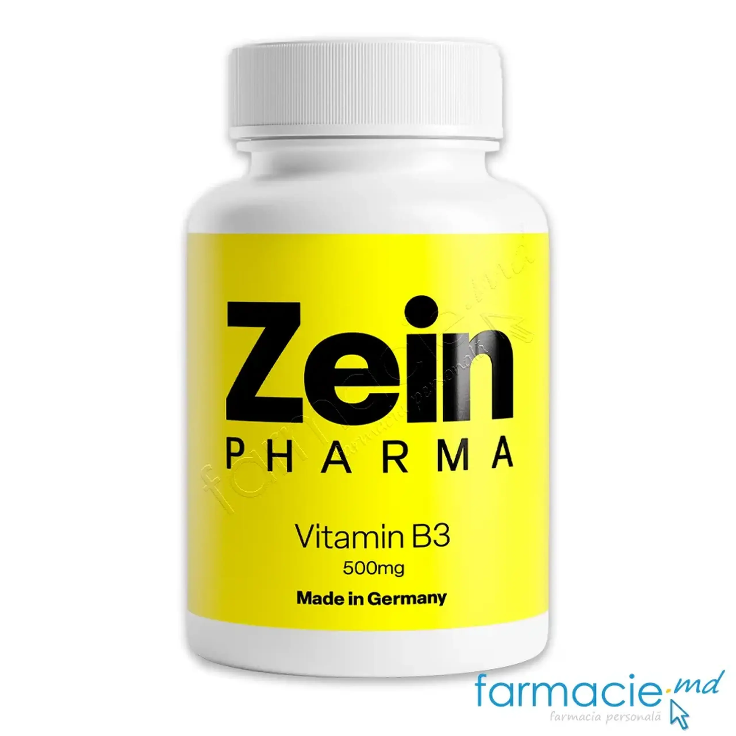 Vitamina B3 Forte (niacina) 500mg caps.N90 ZeinPharma