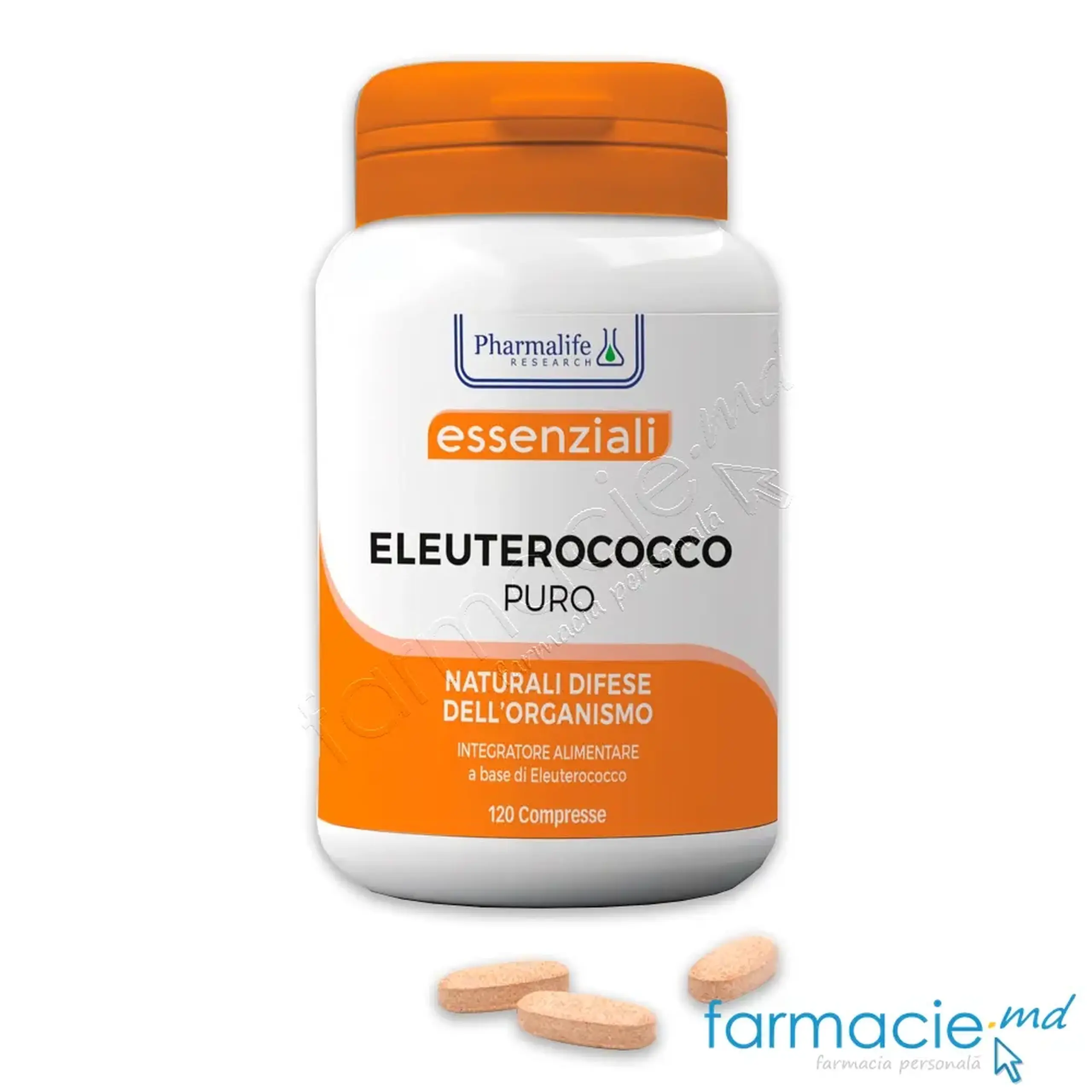 Eleuterococco Puro 350 mg(tonic natural) comp.N120 Pharmalife