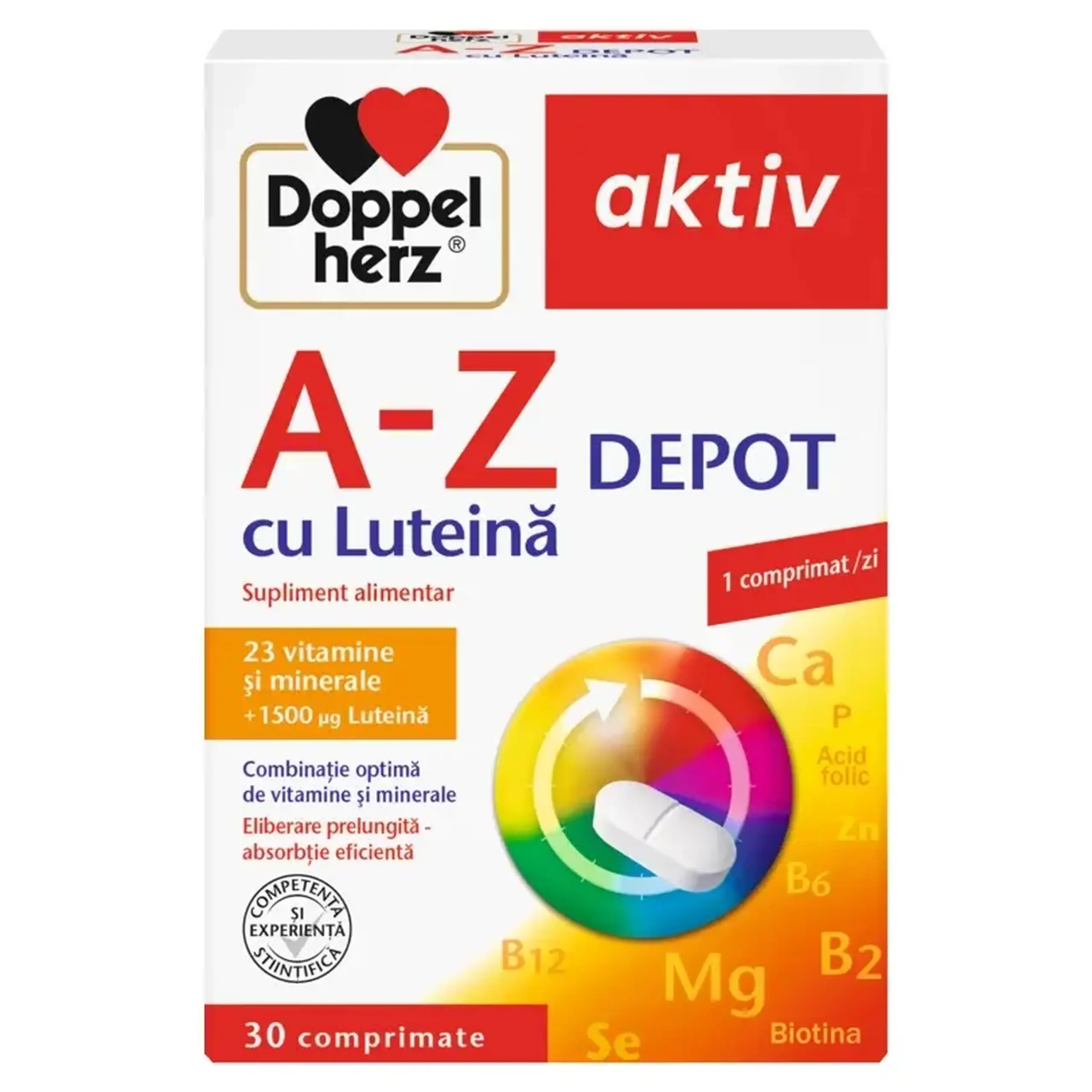 Multivitamine+Minerale A-Z Depot cu Luteina comp. N30 Doppelherz