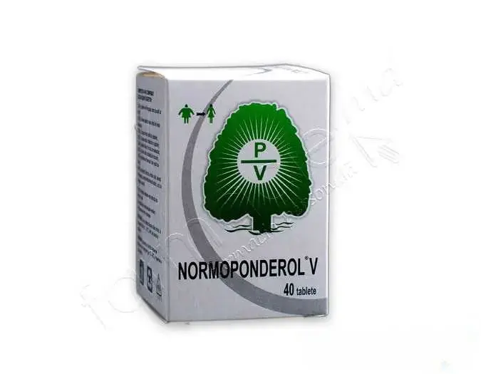 Normoponderol V tab. N40 (tranzit si greutate optimala) Plantavorel