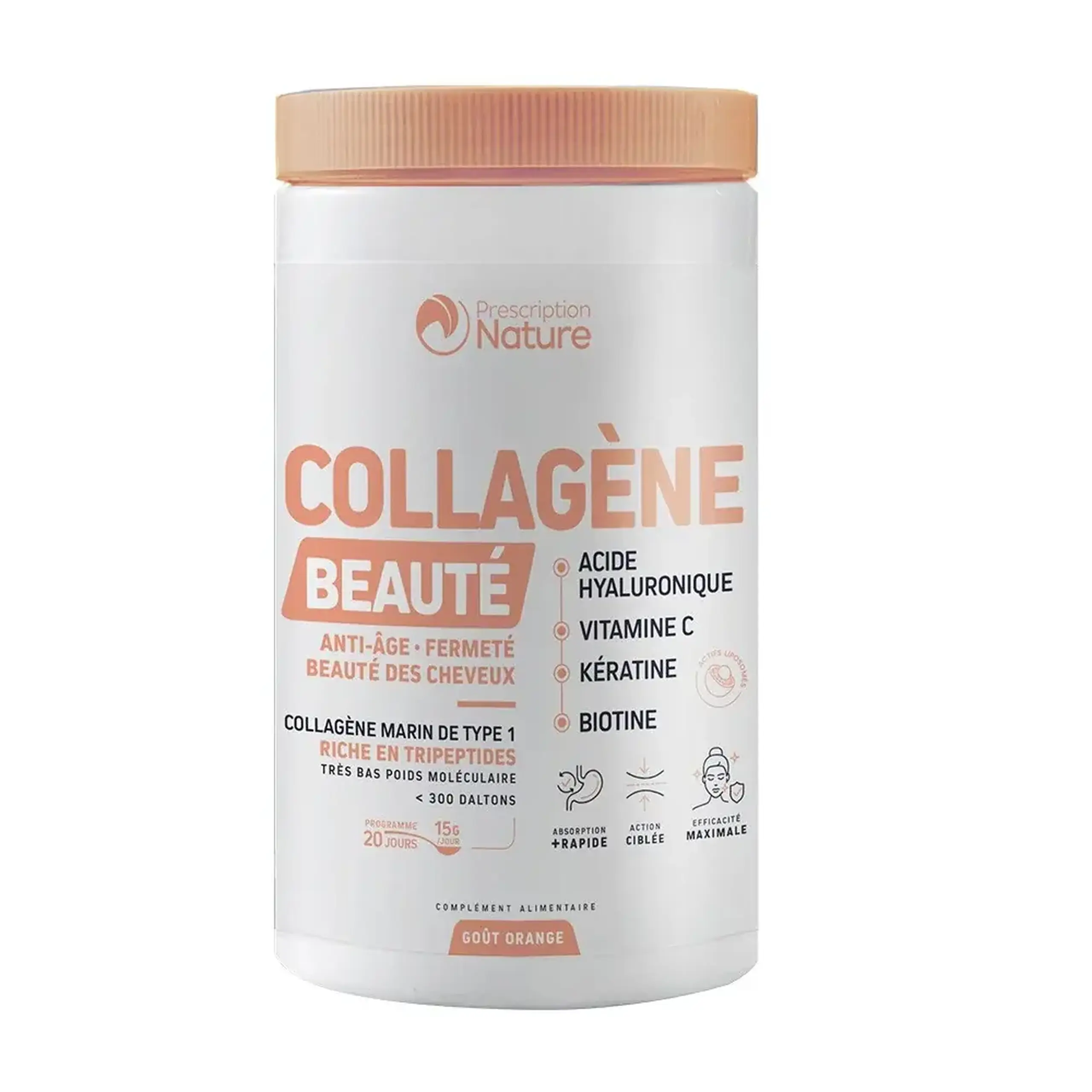 Colagen marin tip 1 tripeptid Beauty 20doze x 15g pulbere 300g Pharma Nature