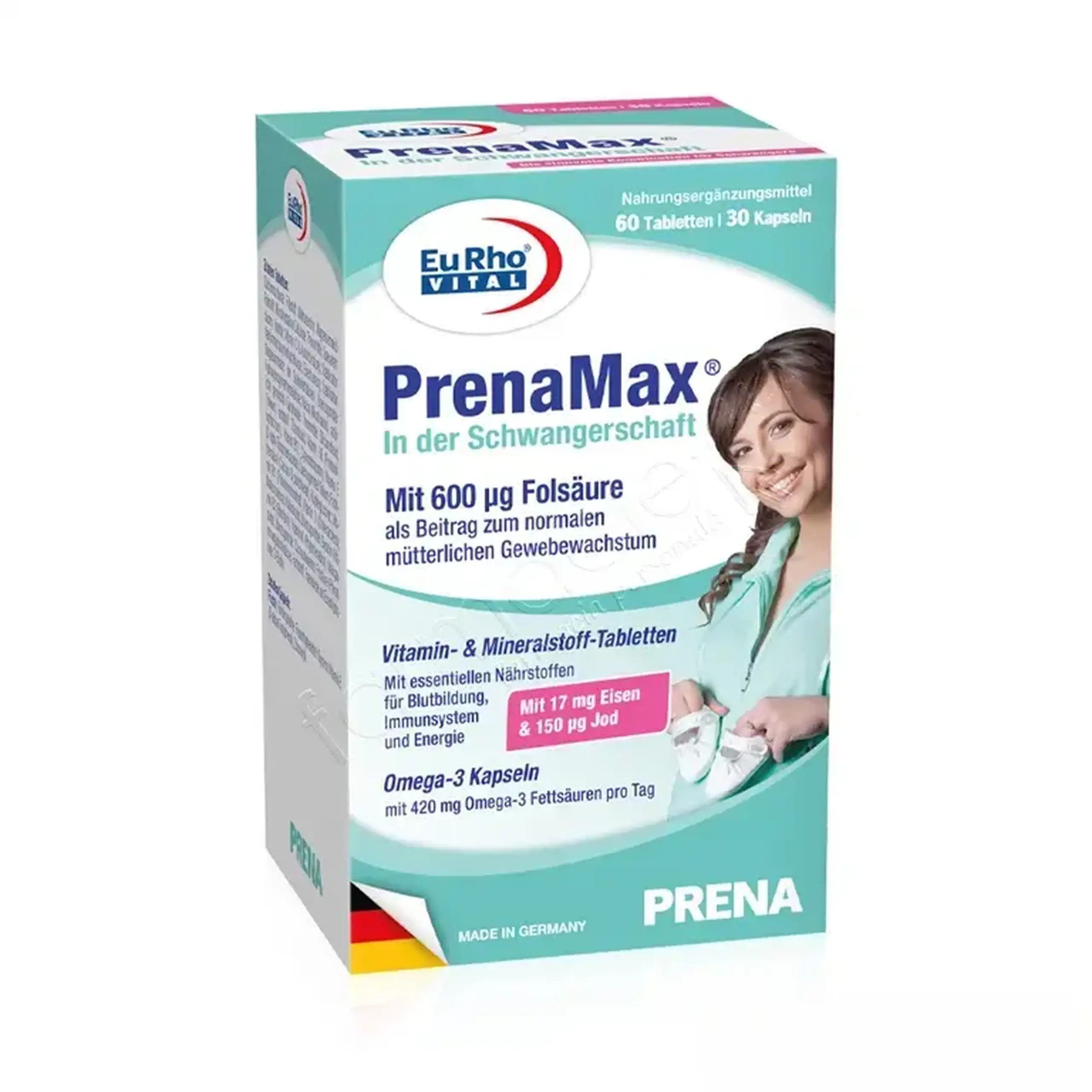PrenaMax sarcina tab. N60+caps.N30 EuRho Vital