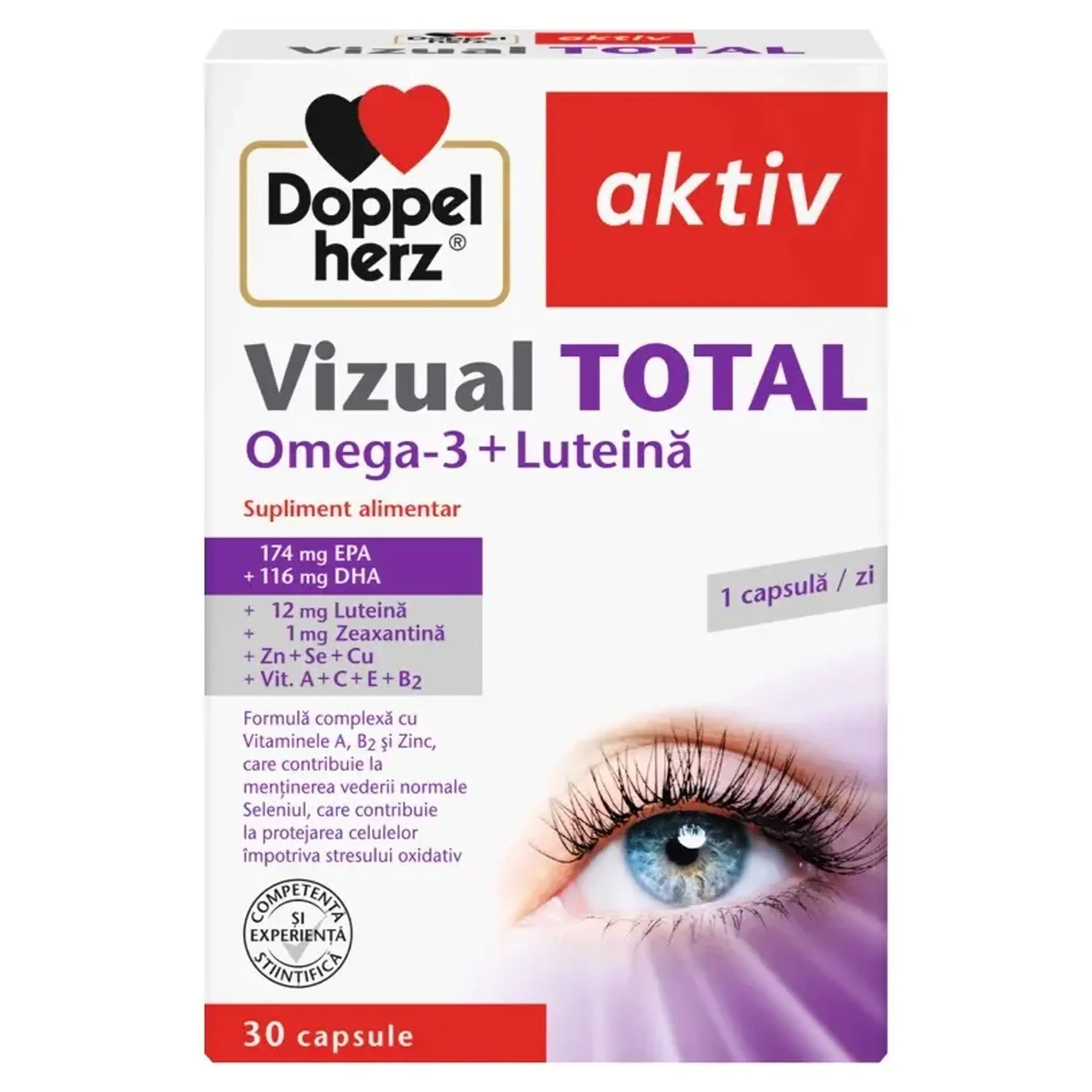 Vizual Total Omega 3+Luteina N30 (1 caps/zi) Doppelherz