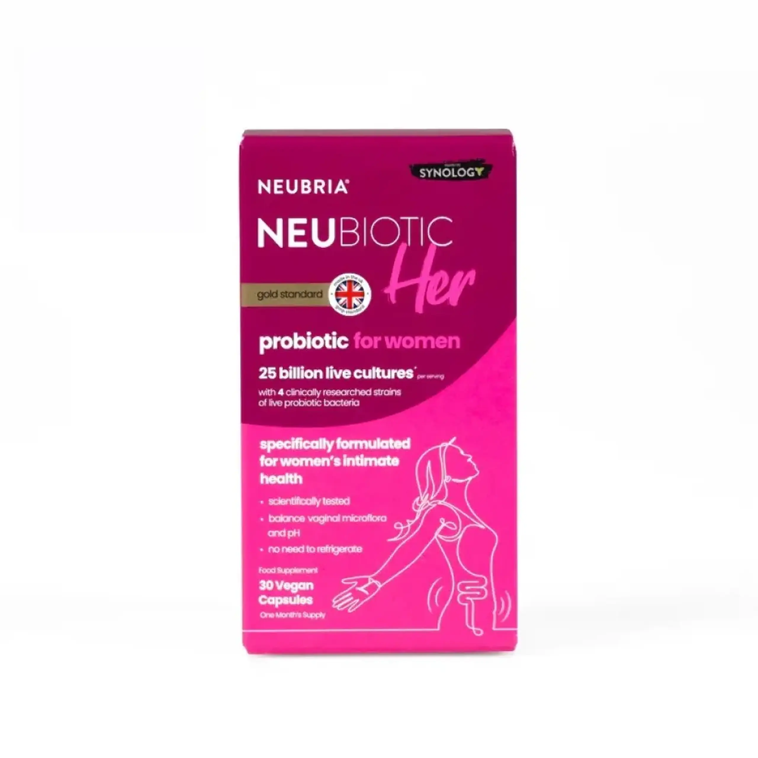Neubiotic Her infectii vaginale femei, probiotice 25 milrd.caps. vegane N30 Neubria