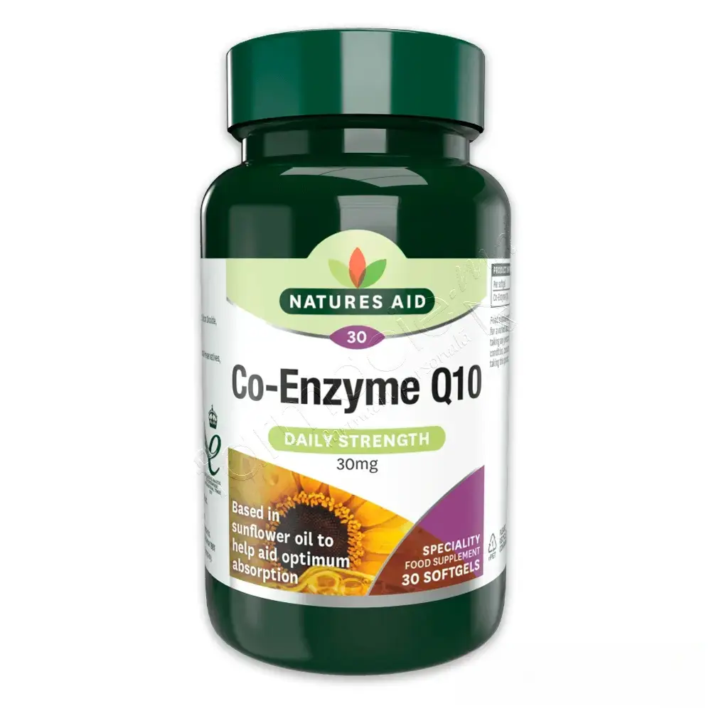 Co-Enzyme Q10 30mg caps. N30 Natures Aid