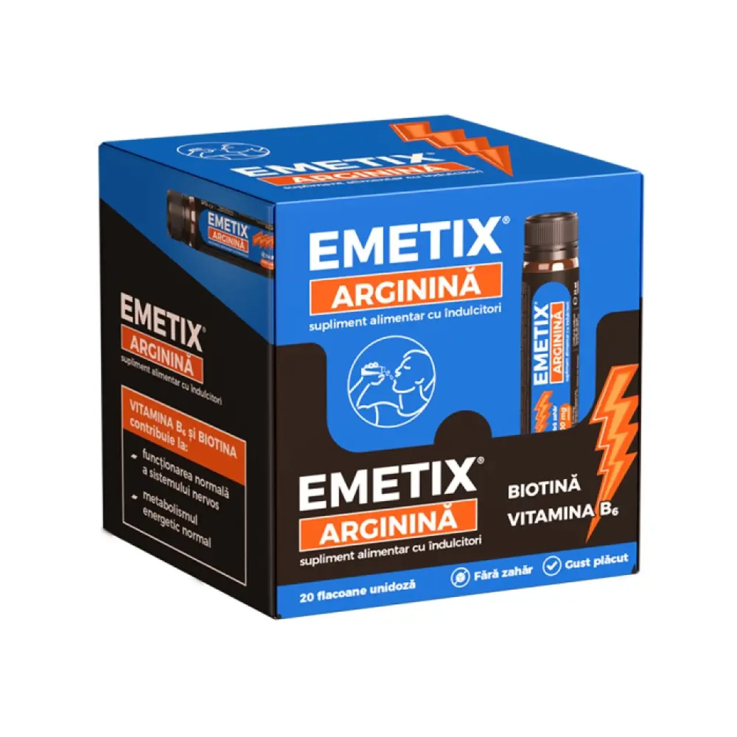 Emetix Arginina flacoane N20 Fiterman