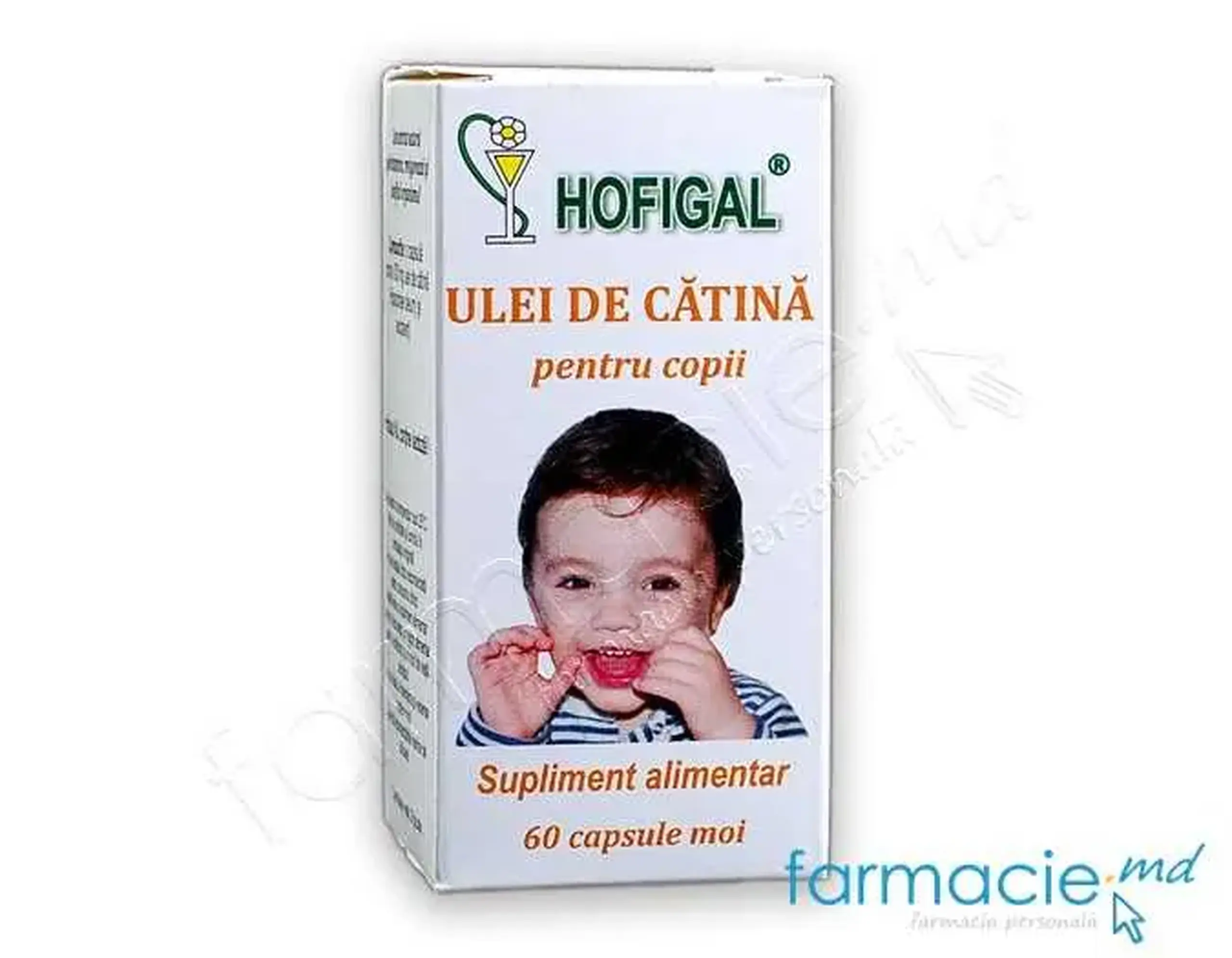 Ulei Catina copii 300mg caps. N60 Hofigal