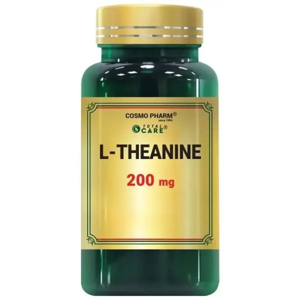 L-Theanine 200mg Calm si Relaxare caps. N30 Cosmo Pharm