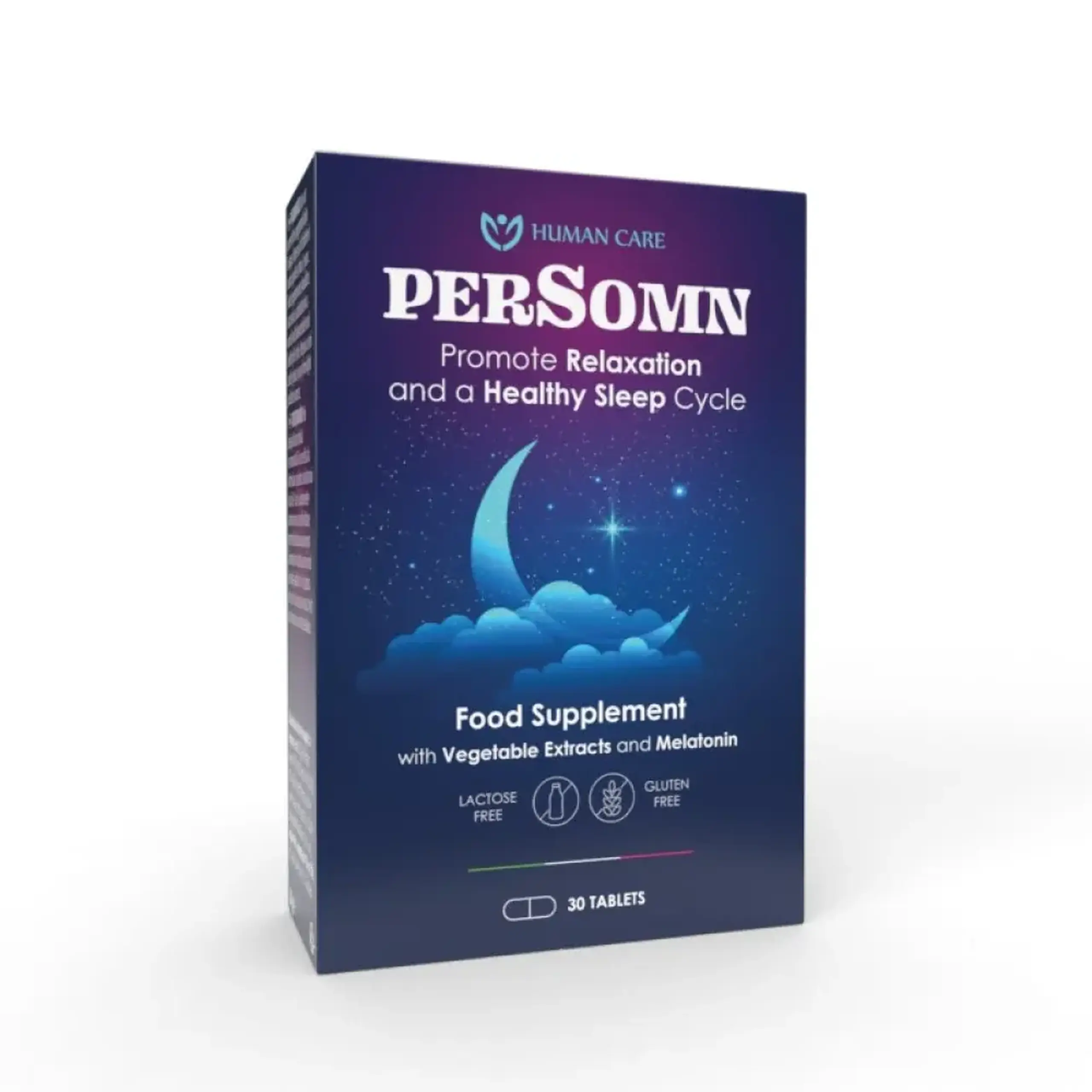 Persomn comp. N30 (valeriana,mac californian,melisa,melatonina) Human Care