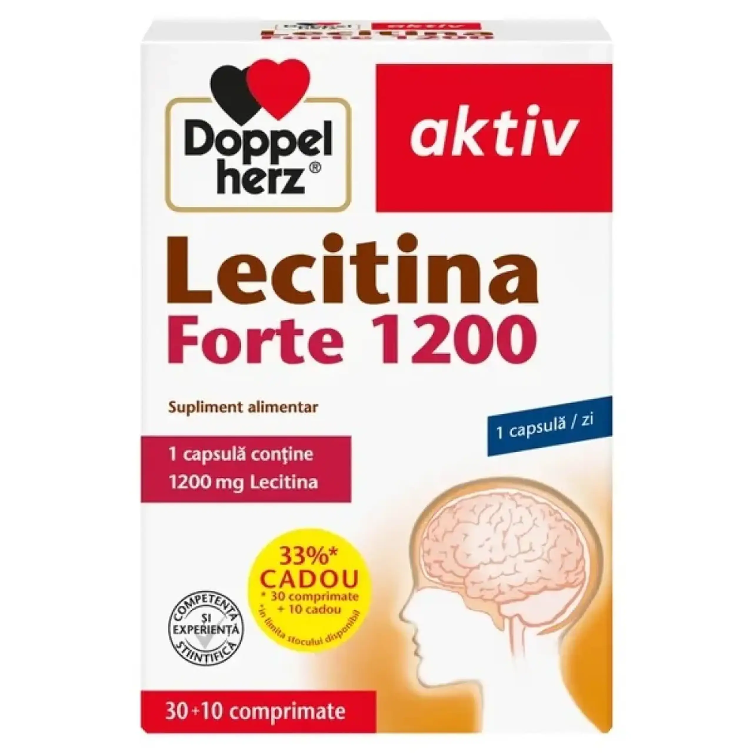 Lecitina Forte 1200mg caps. N30+10 Doppelherz