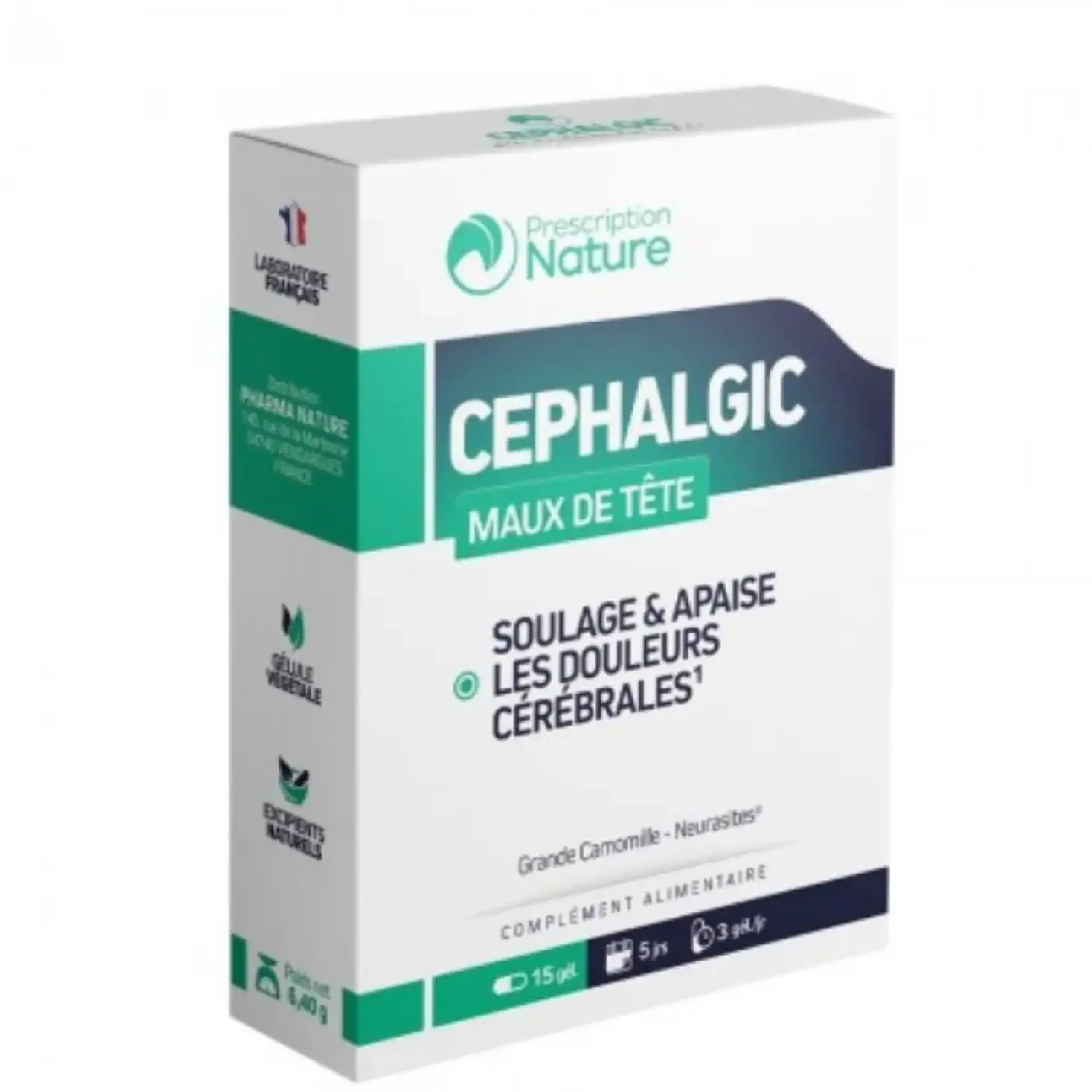 Cephalgic cefalee si migrena caps. N15 (1-3/zi) Pharma Nature