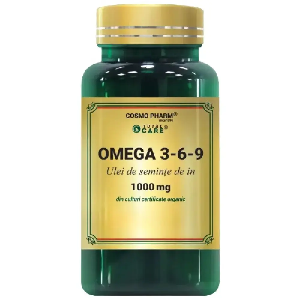Omega 3-6-9 Ulei In 1000mg caps. N30 Cosmo Pharm