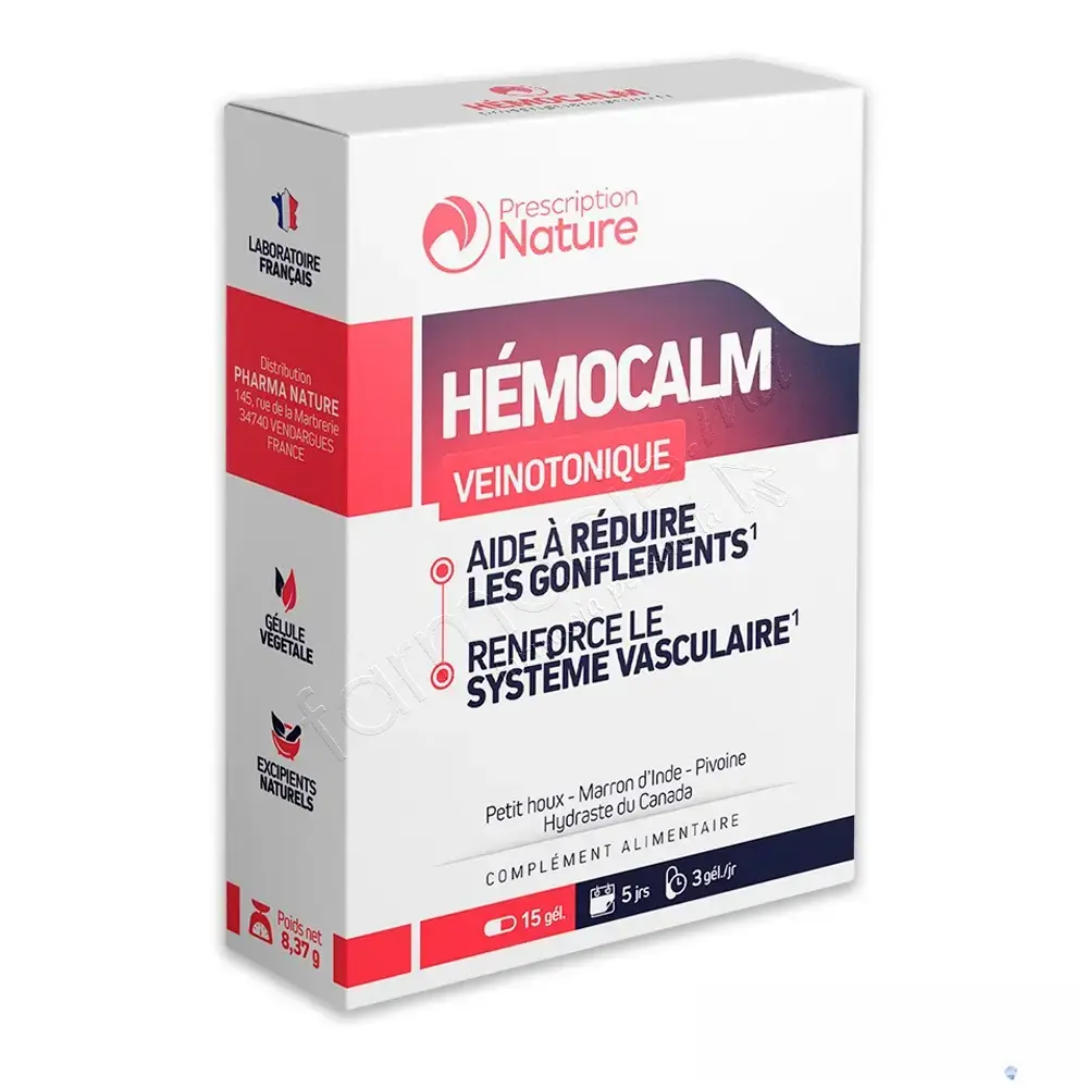 Hemocalm – venotonic, hemoroizi caps. N15 Pharma Nature
