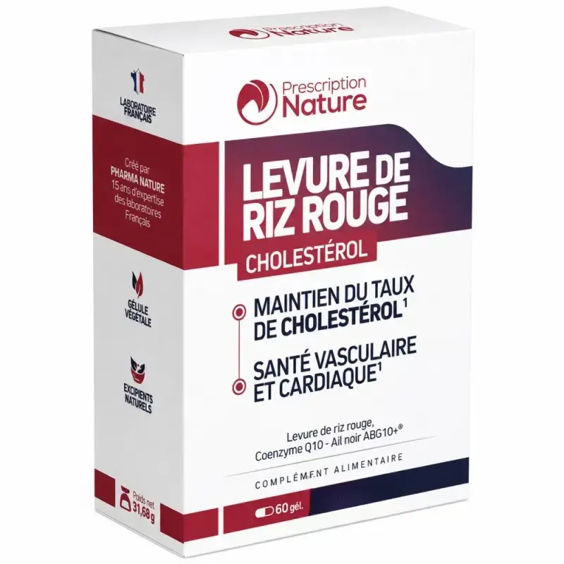 Levure de Riz Rouge Lipide și Colesterol caps. N60 (1/zi) Pharma Nature