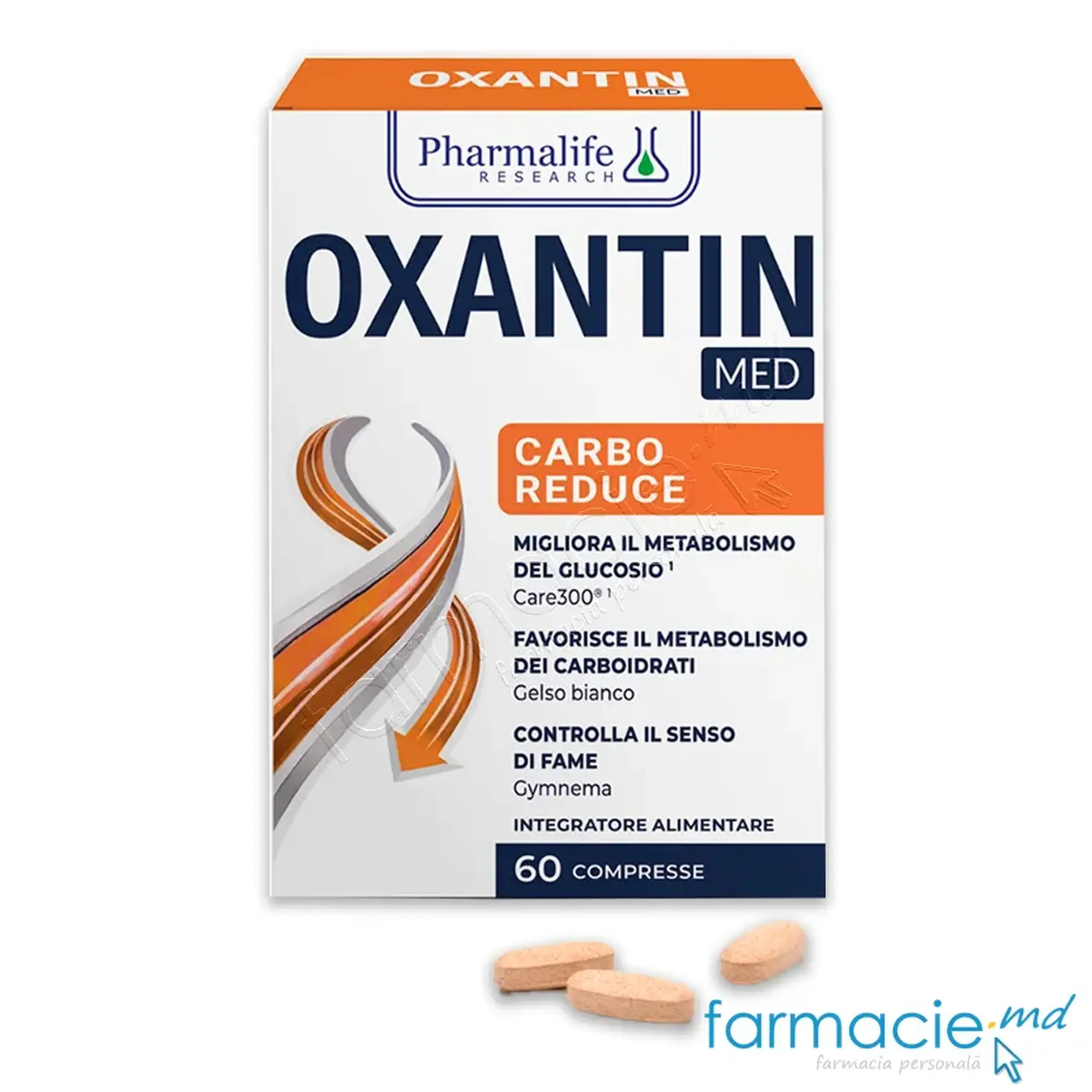 Oxantin Med Carbo Reduce (control glicemie) comp.N60 Pharmalife