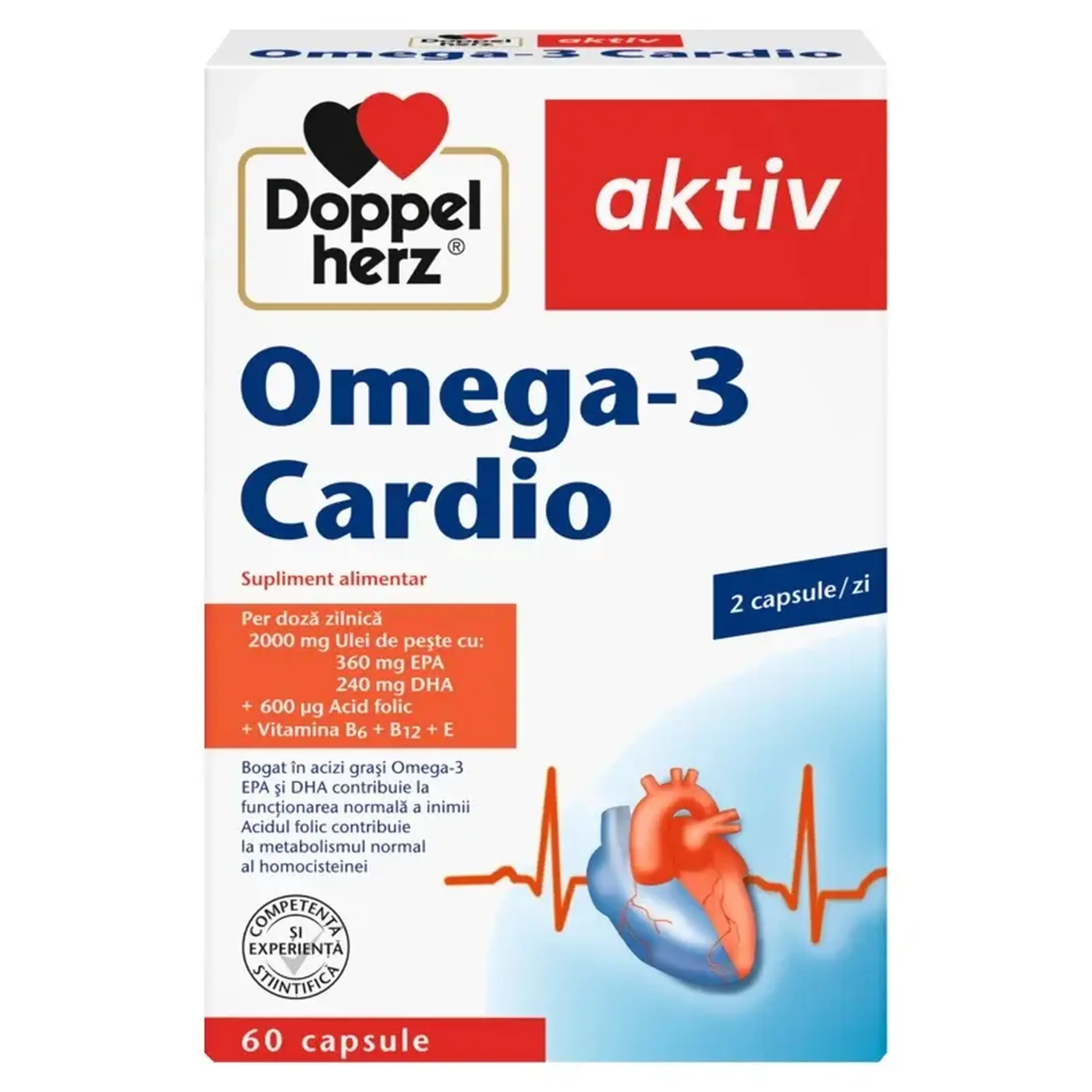Omega 3 Cardio 1000mg caps. N60 Doppelherz