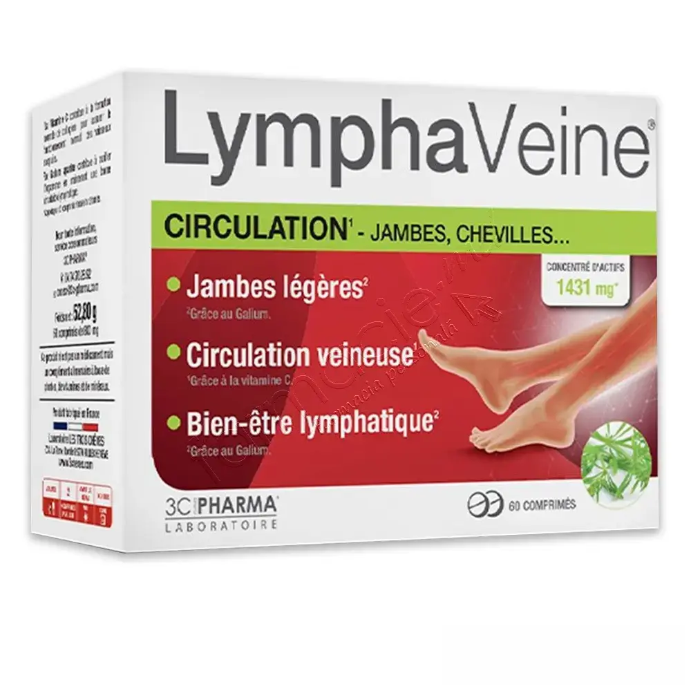Lymphaveine tab. N60 (vene sanatoase si drenaj limfatic) 3Chenes