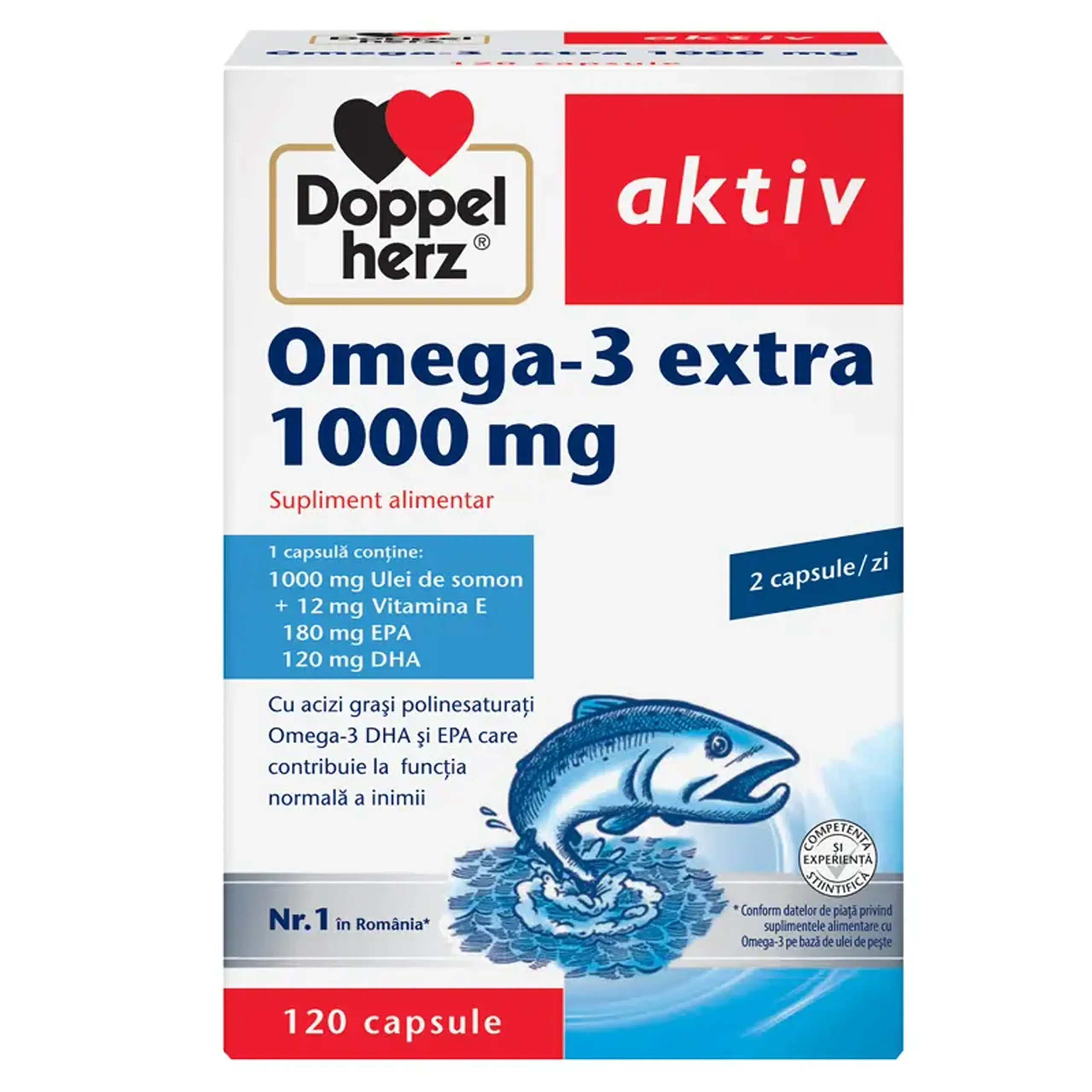 Omega 3 1000mg 30% caps. N120 (2/zi) Doppelherz