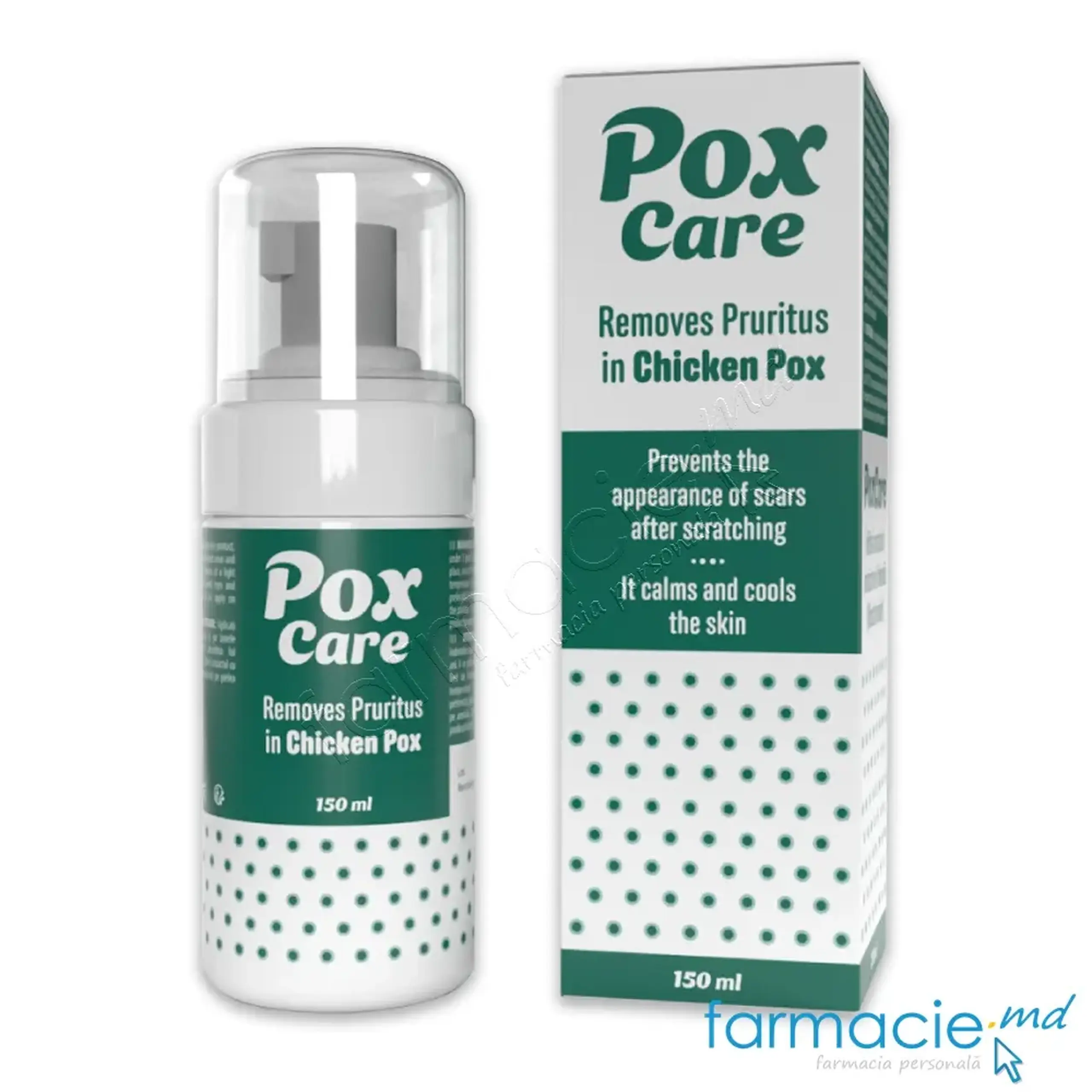 PoxCare spuma pentru varicela 150ml Human Care