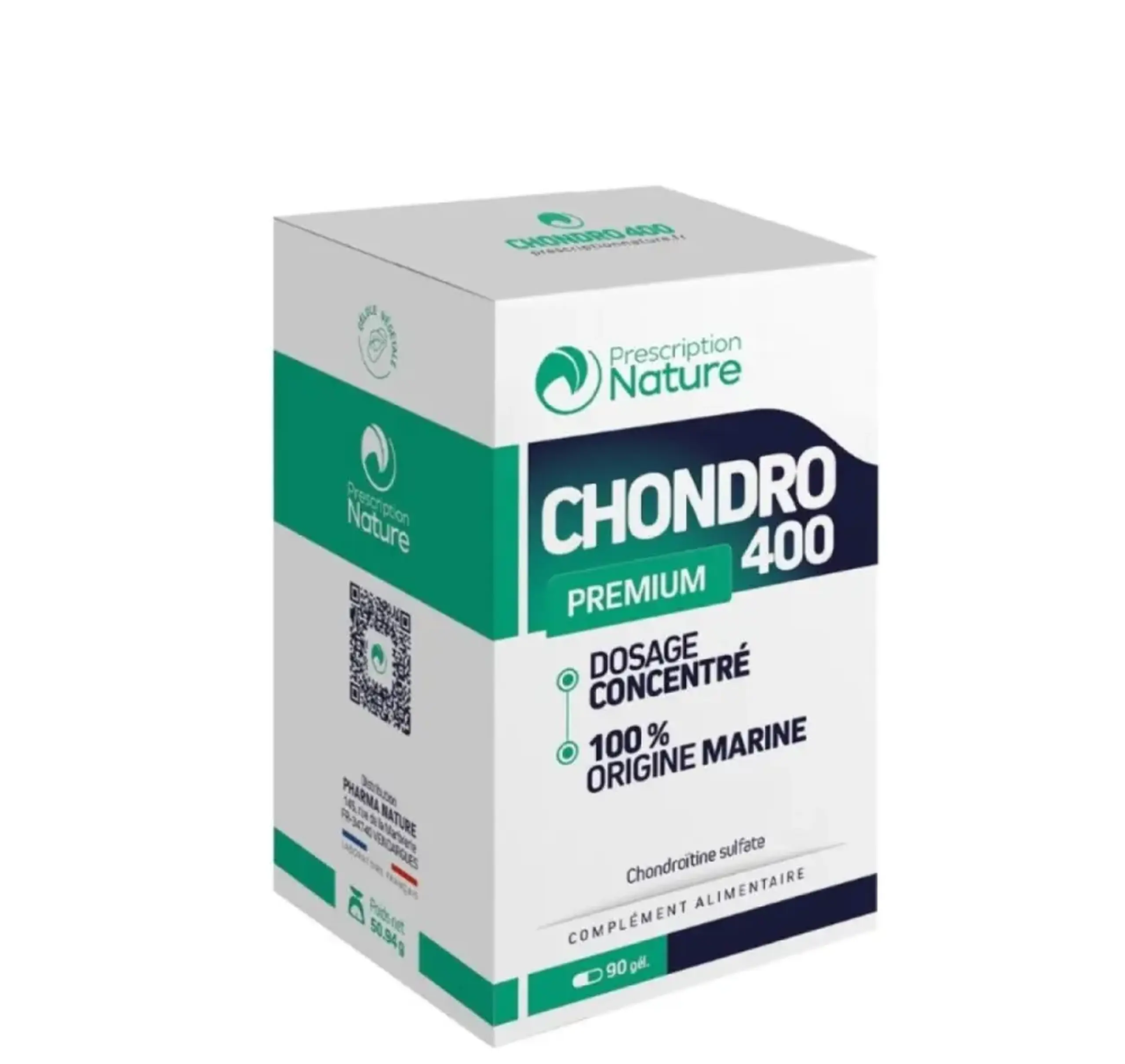 Chondro 400mg Premium (sulfat de chondroitina marin) caps. N90 Pharma Nature