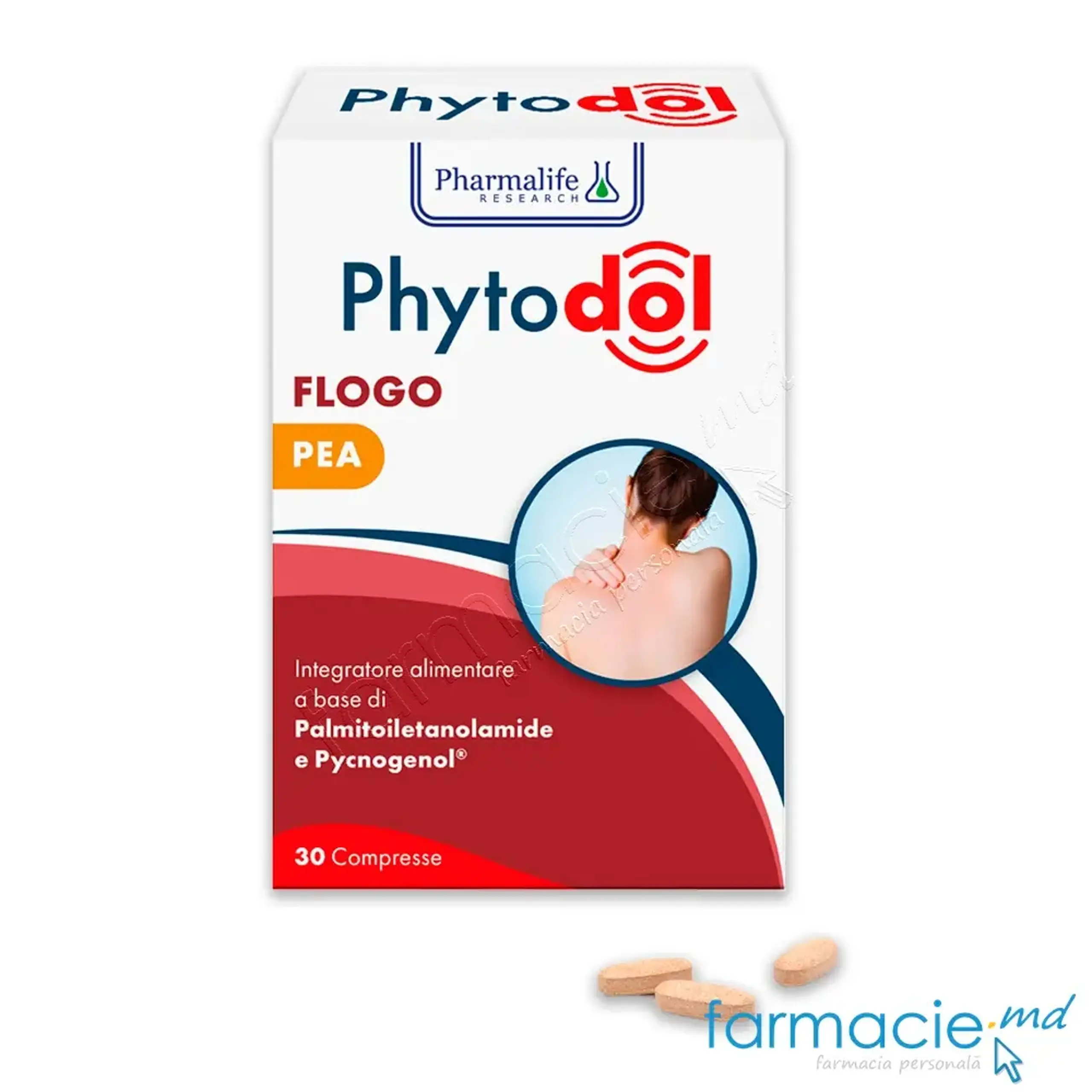 Phytodol Flogo PEA (durere,inflamatie) comp.N30 Pharmalife