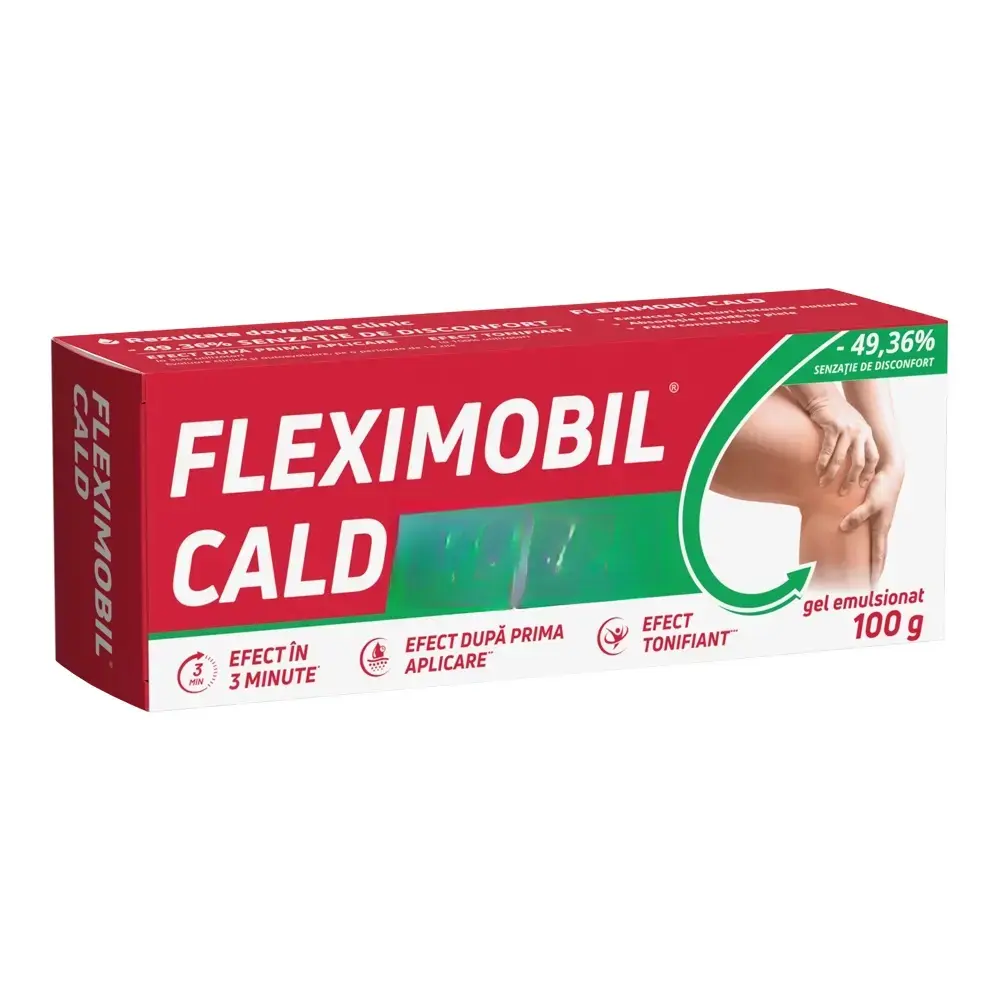 Fleximobil Cald gel cu efect de incalzire 50g Fiterman