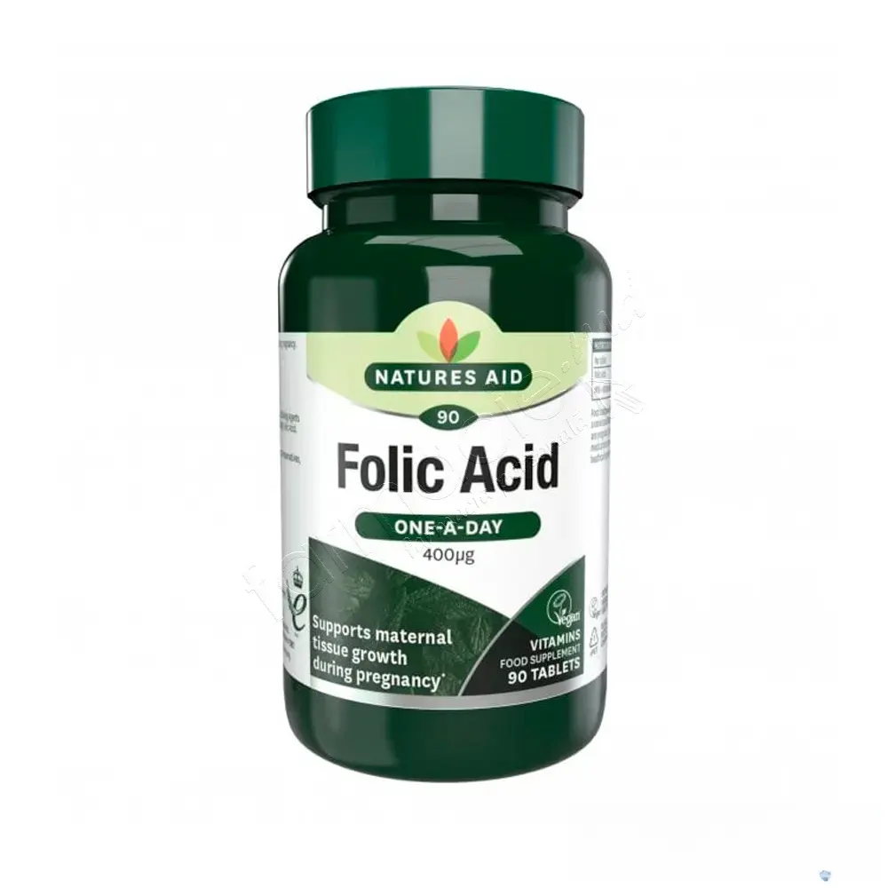 SBA {Natures Aid} Folic Acid 400mcg comp. N90