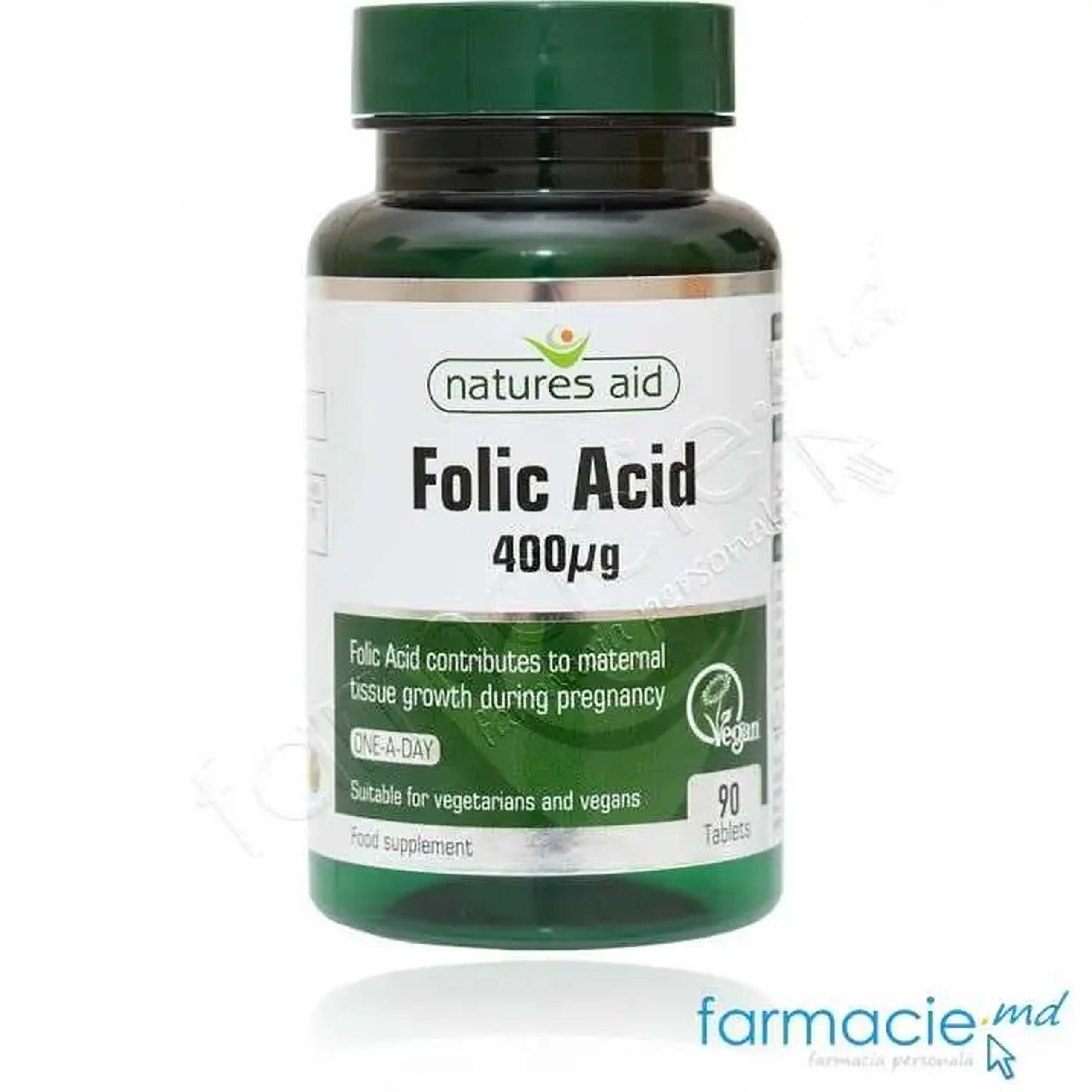 Acid Folic 400µg comp. N90 Natures Aid