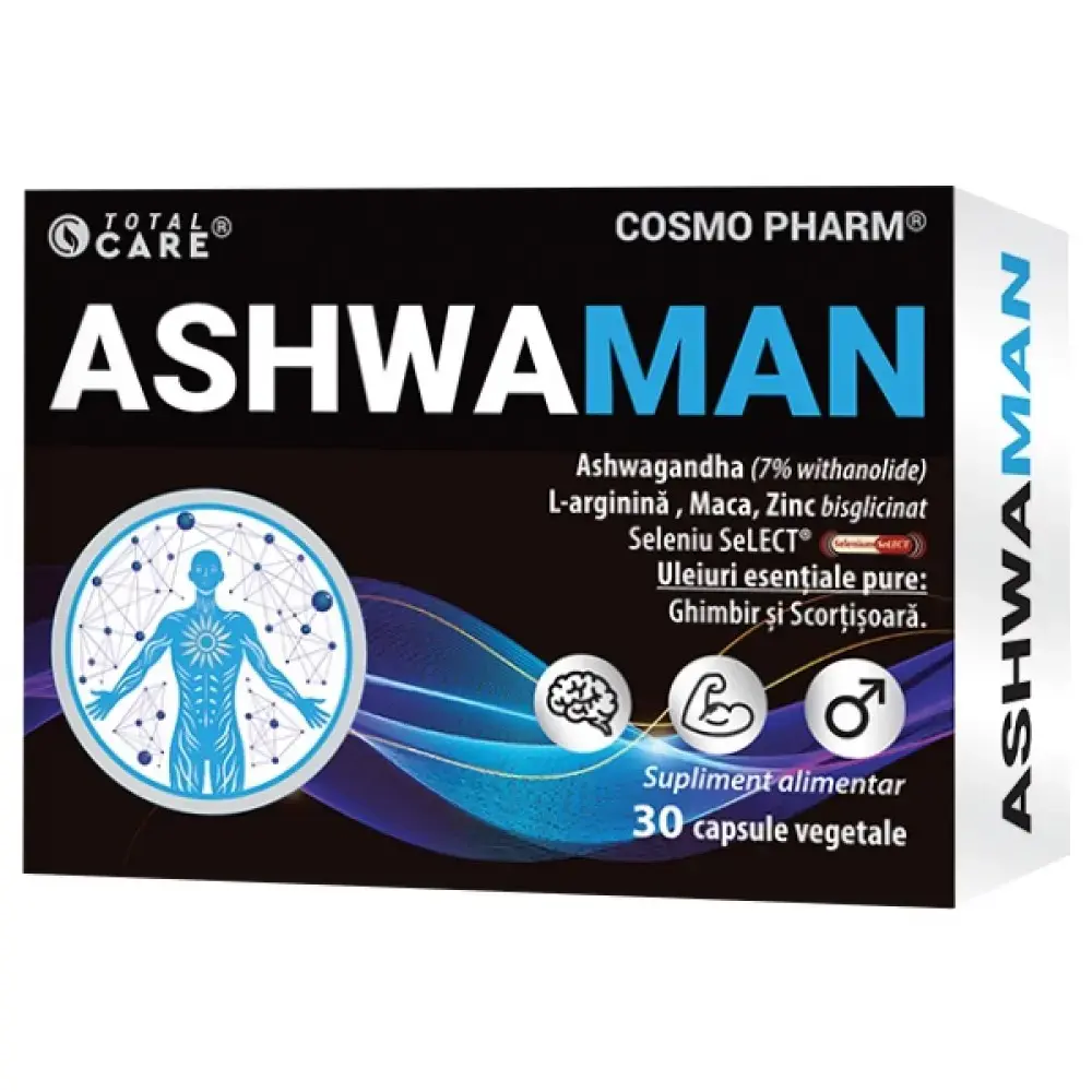 AshwaMan Vitalitate Masculina caps. N30 Cosmo Pharm