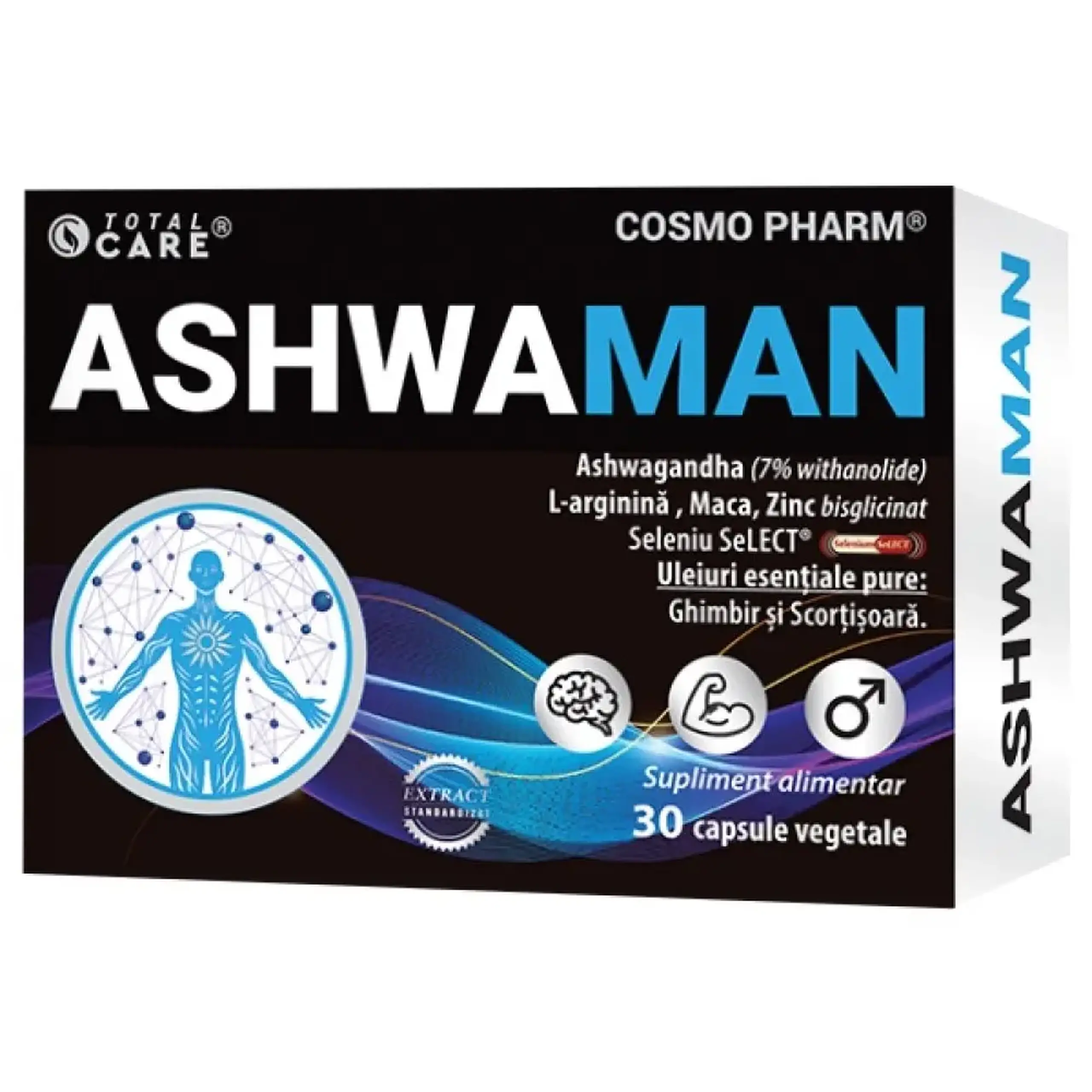 AshwaMan Vitalitate Masculina caps. N30 Cosmo Pharm