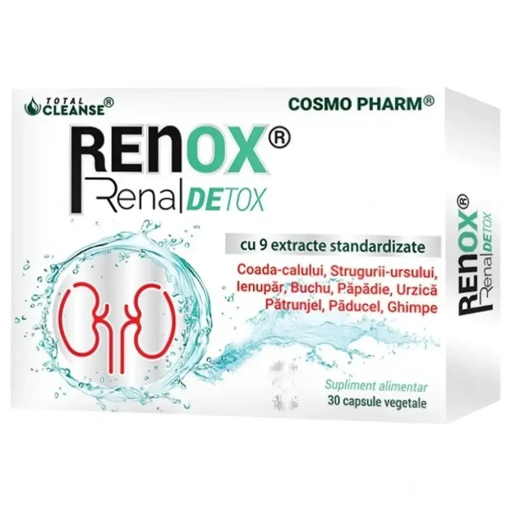 Renox Renal Detox (Tonic Renal) caps. N30 Cosmo Pharm