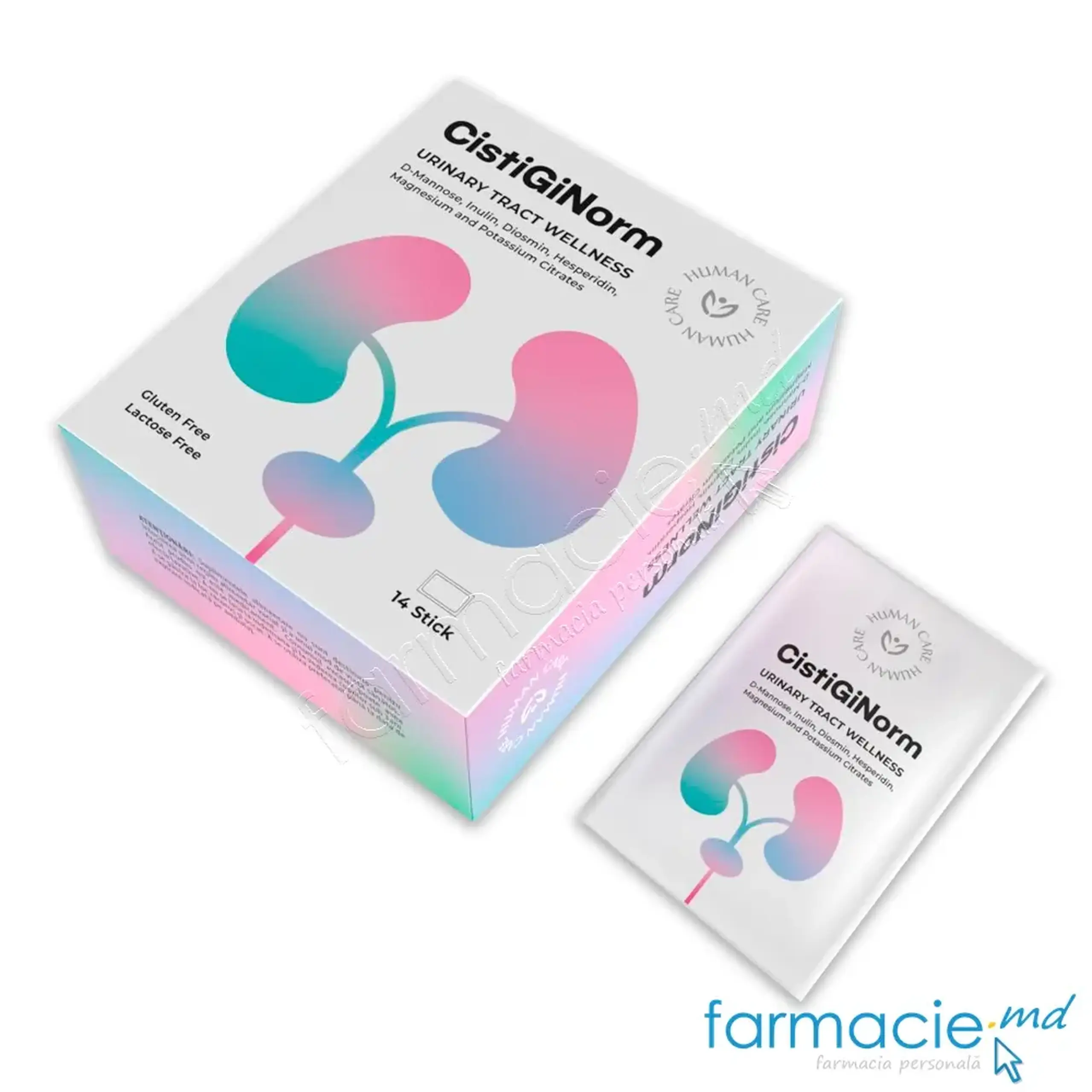 CistiGiNorm cistite Acute/Recidivante uretrite plic N14 Human Care