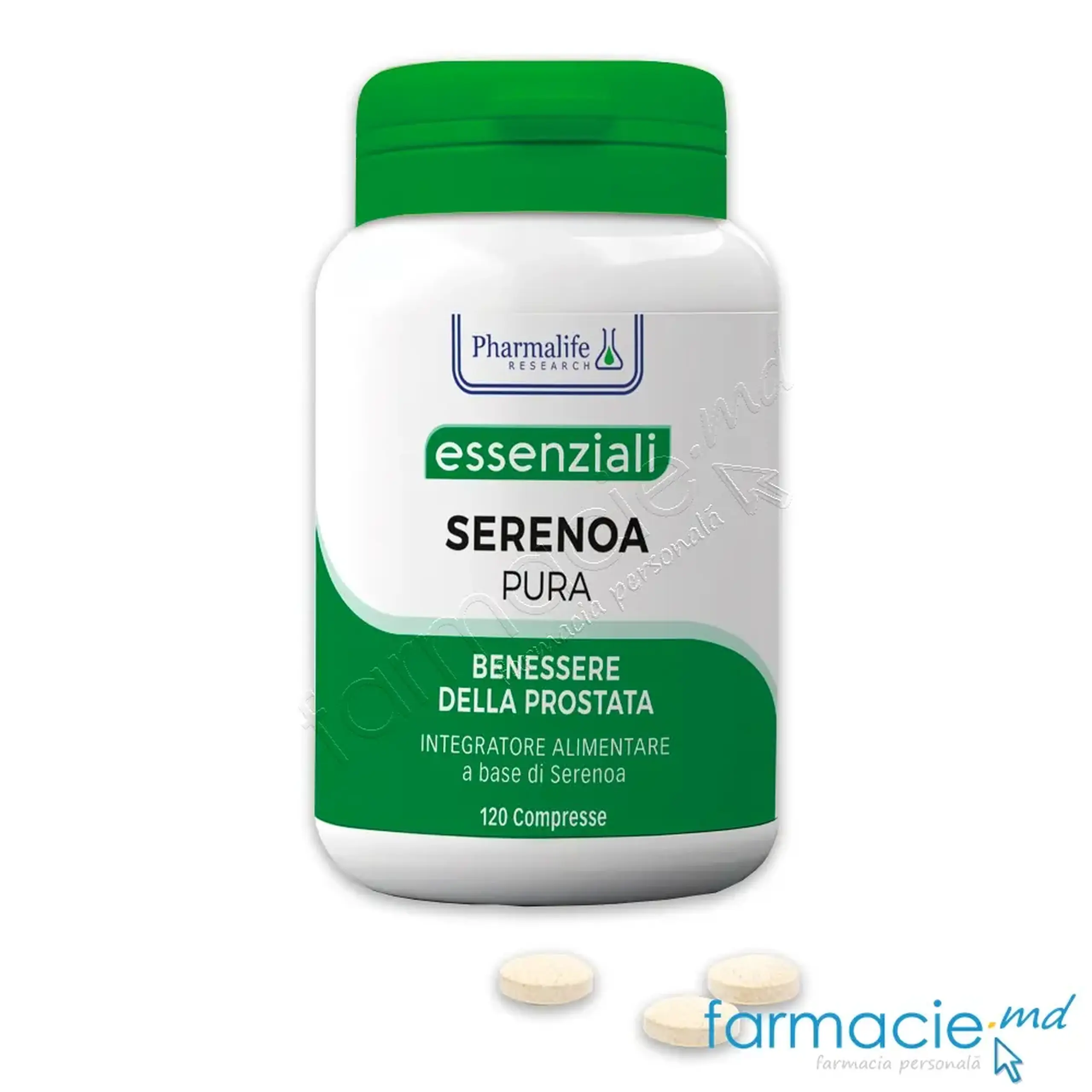 Serenoa Pura (sanatatea prostatei,tract urinar) comp.N120 Pharmalife