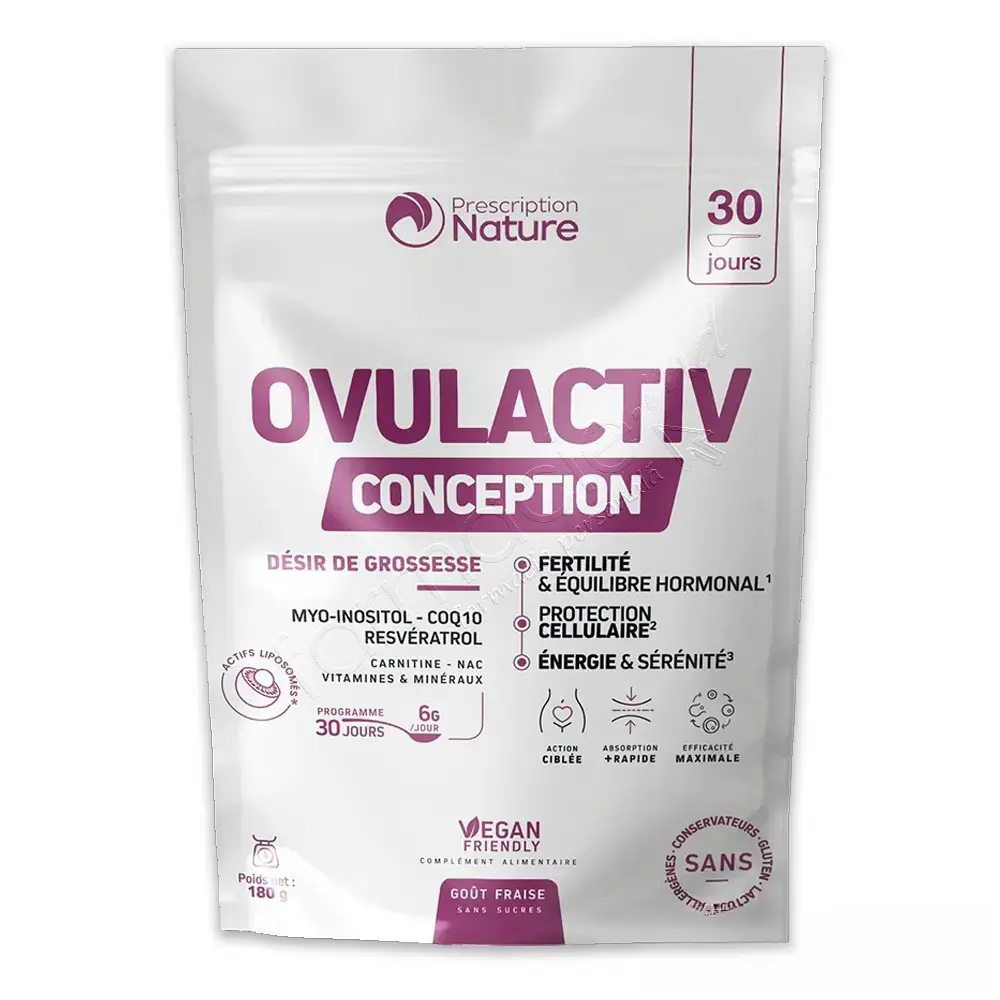 Ovulactiv Conception Vegan (pregatire p/u conceptie) pulbere180g Pharma Nature