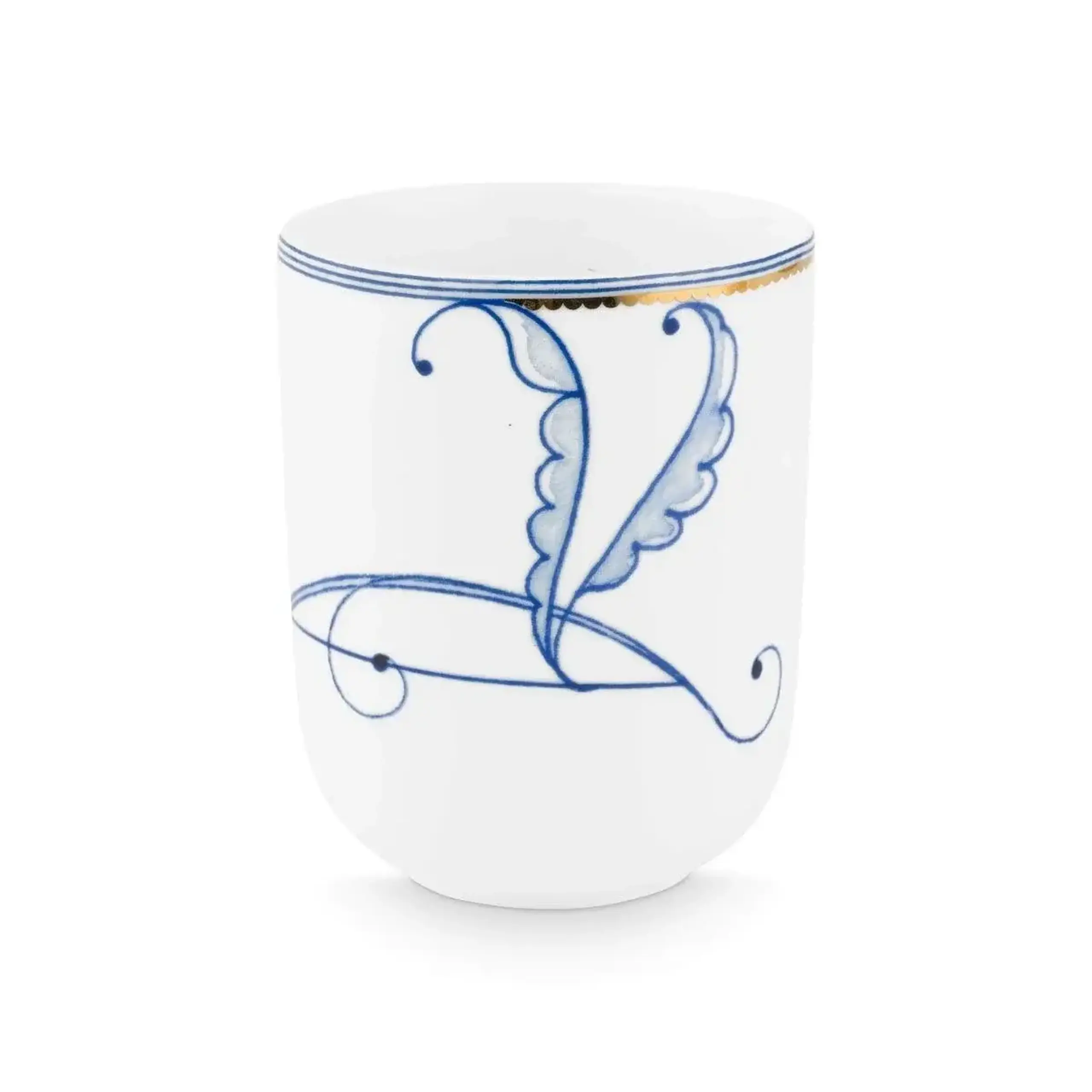 Cană din porțelan Pip & The Blue Bird, alb, 400ml
