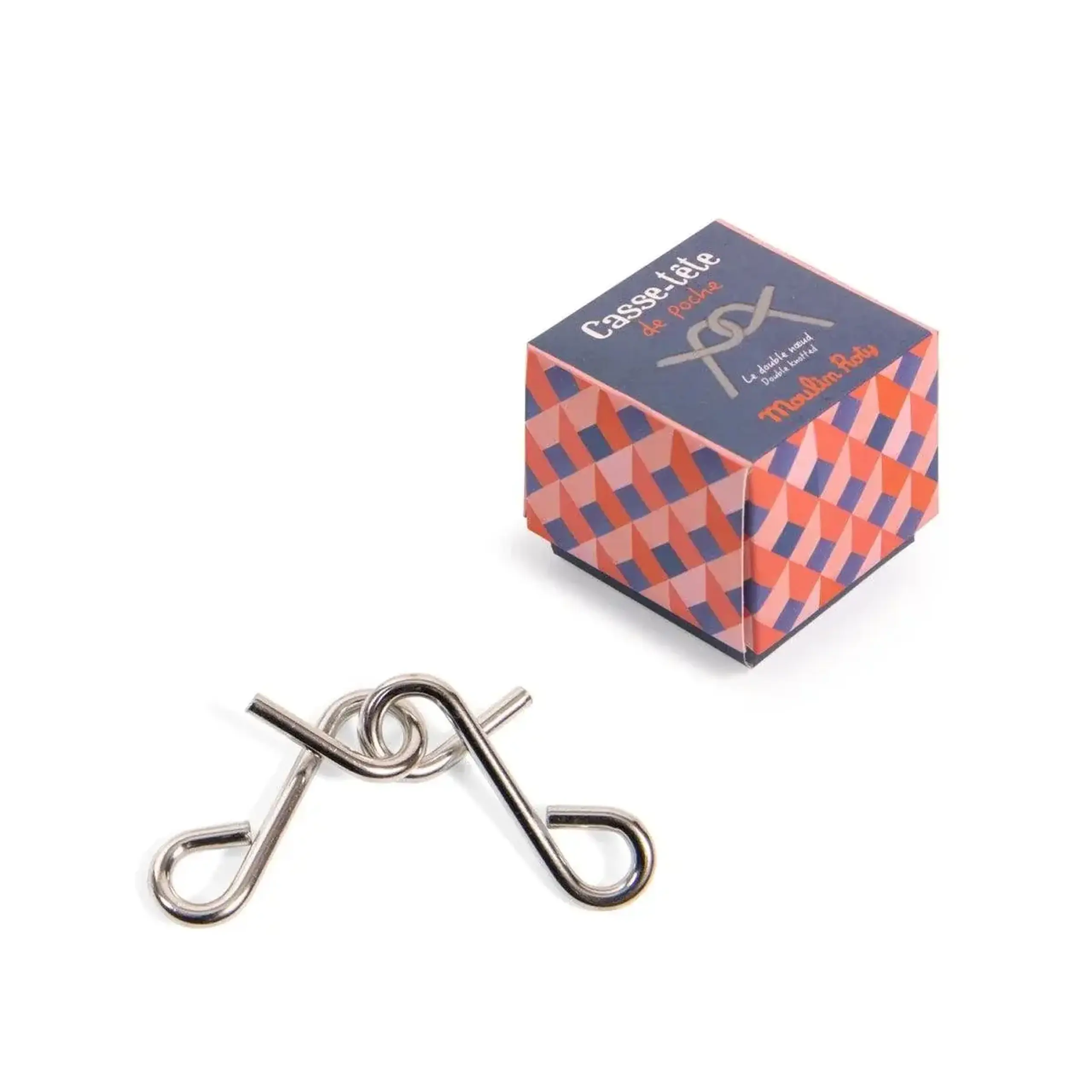 Joc de logica - Puzzle de buzunar cu nod dublu