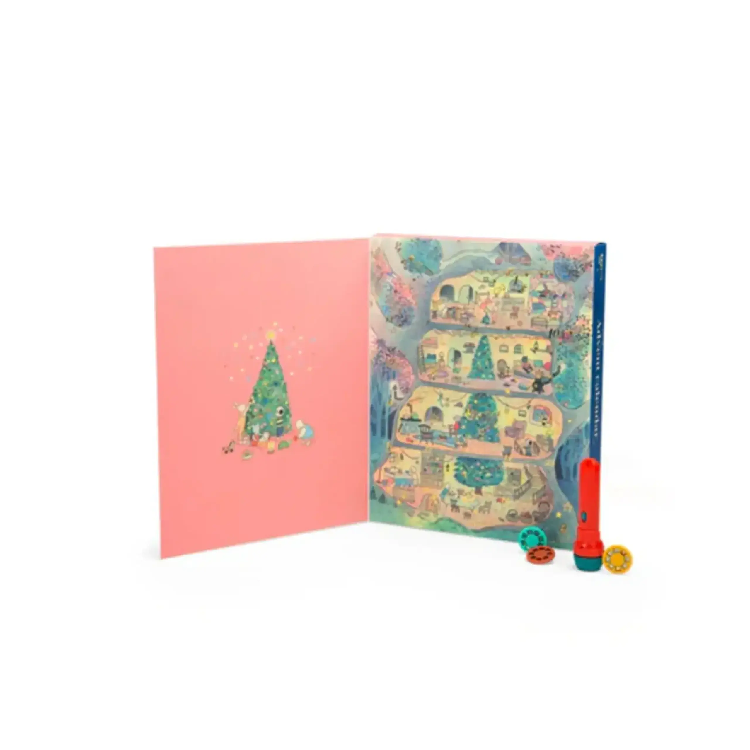 Calendar de Advent cu lampă cu povești, La Grande Famille — Moulin Roty
