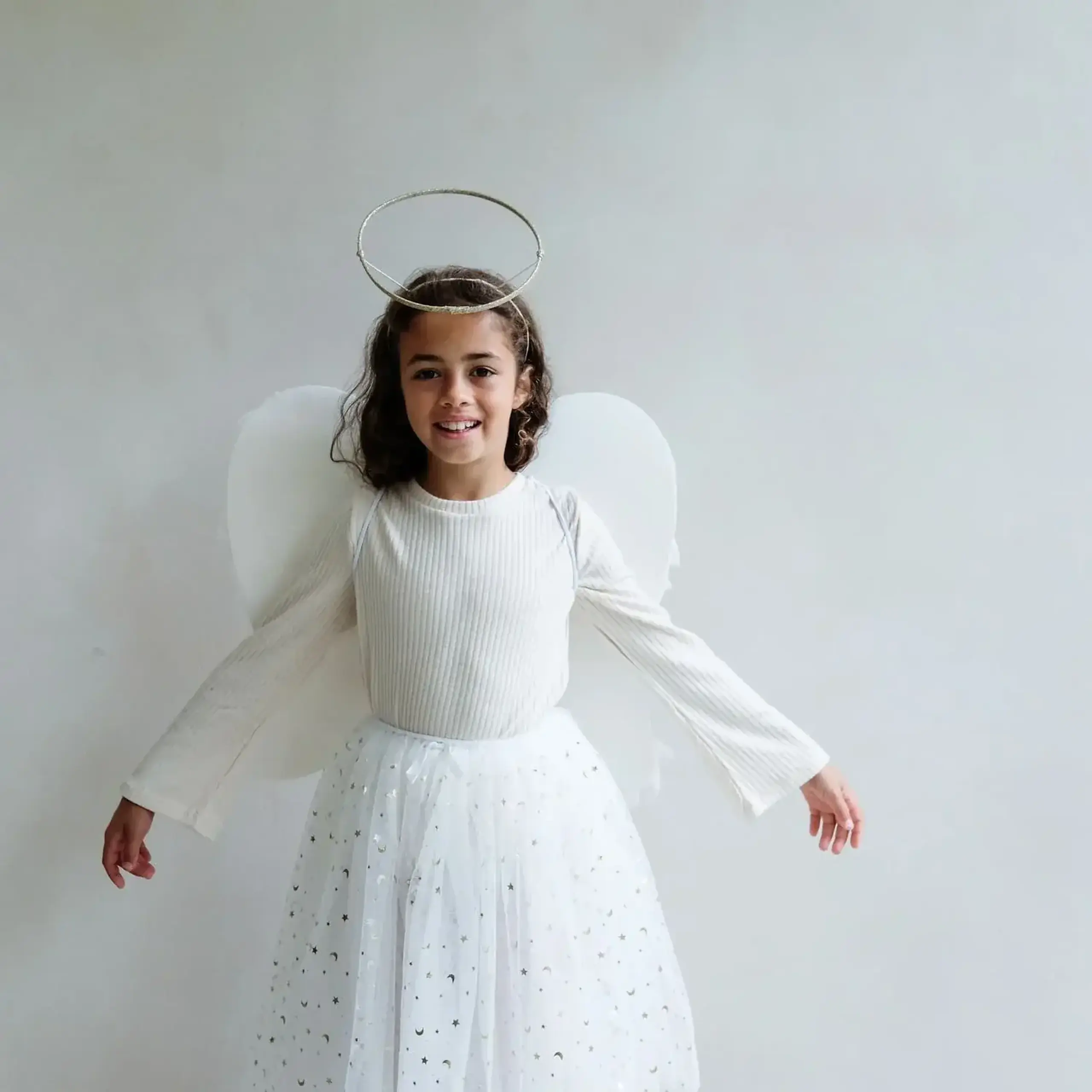 Fustita lunga,,Angel crem auriu"