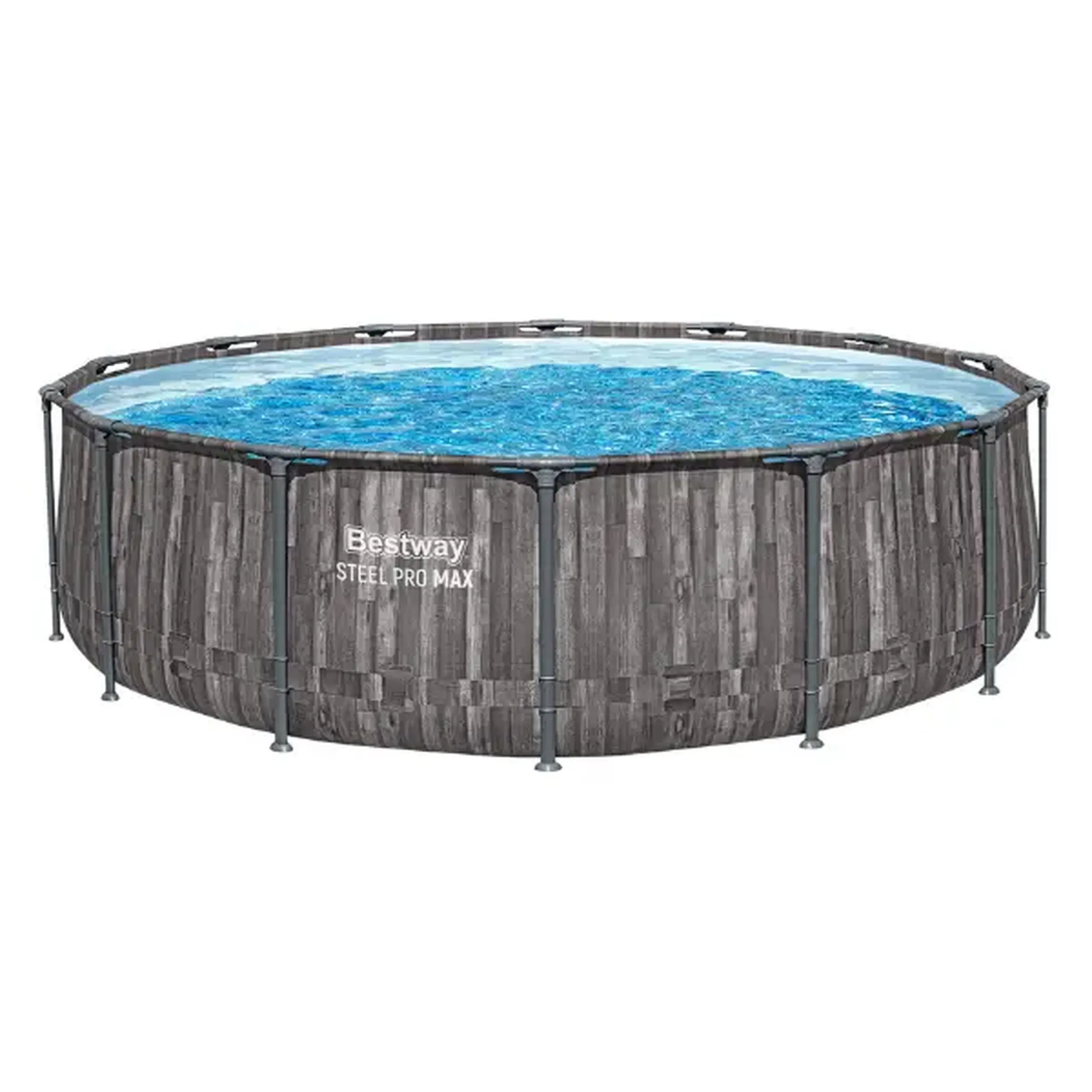 Bestway Piscina STEEL PRO MAX Round 427x107 cm, 13030L, cadru metalic