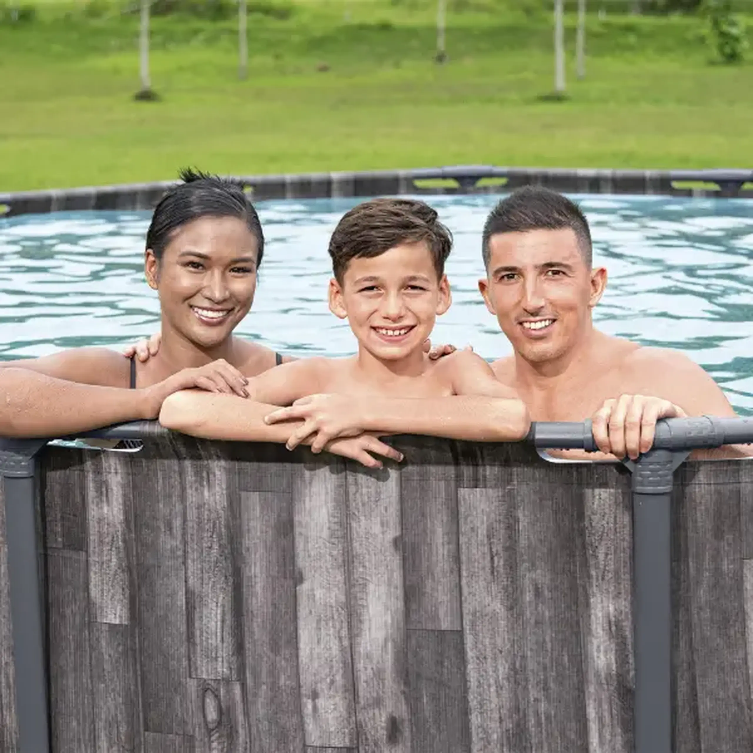 Bestway Piscina STEEL PRO MAX Round 427x107 cm, 13030L, cadru metalic
