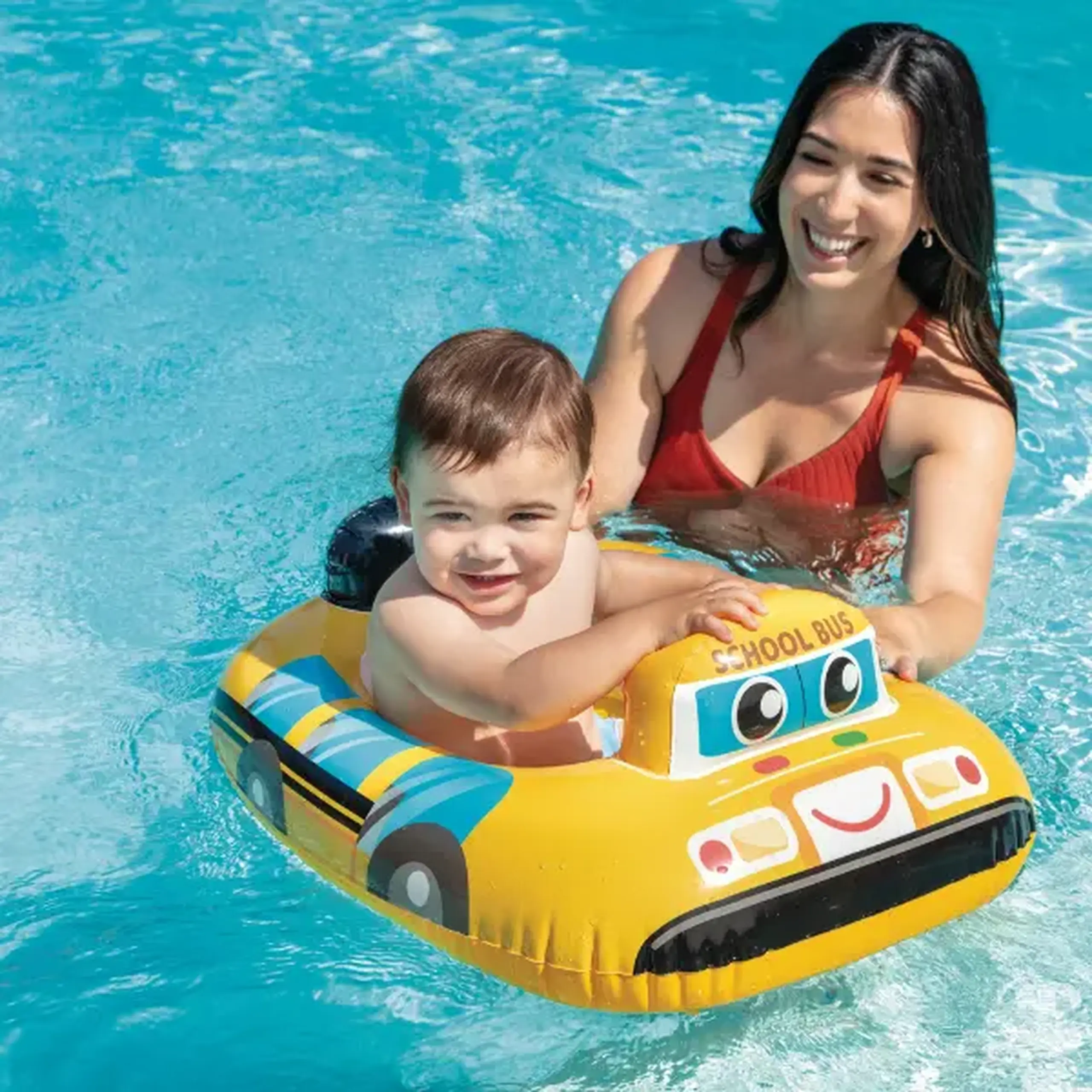 INTEX Cerc gonflabil cu decupaje pentru picioare 79х58 cm, până la 15 kg, 1-2 ani, 3 modele
