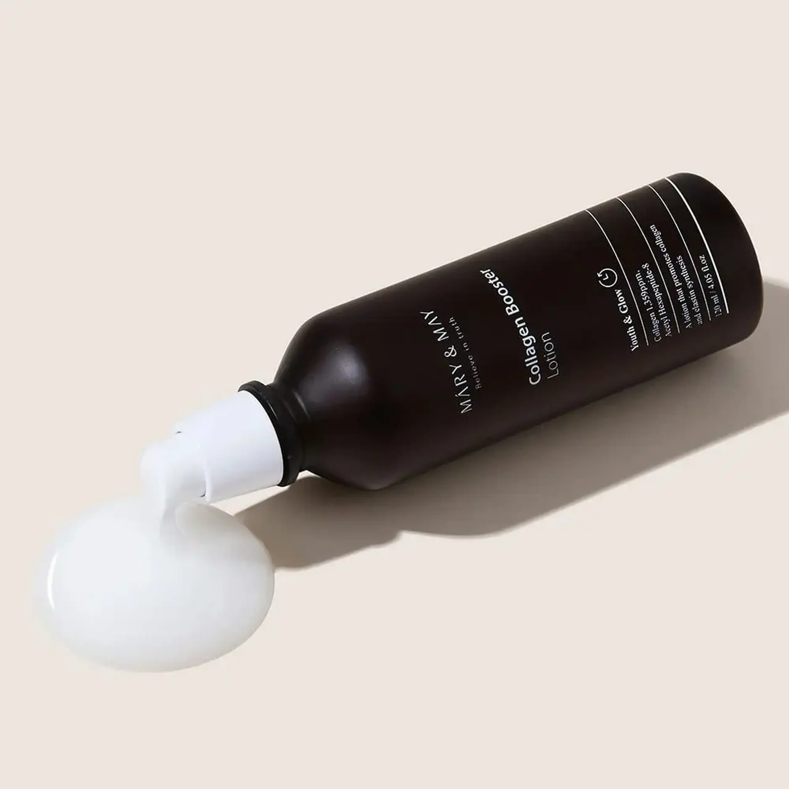 Loțiune hidratantă antirid cu colagen și peptide Mary &amp; May Collagen Booster Lotion 120ml