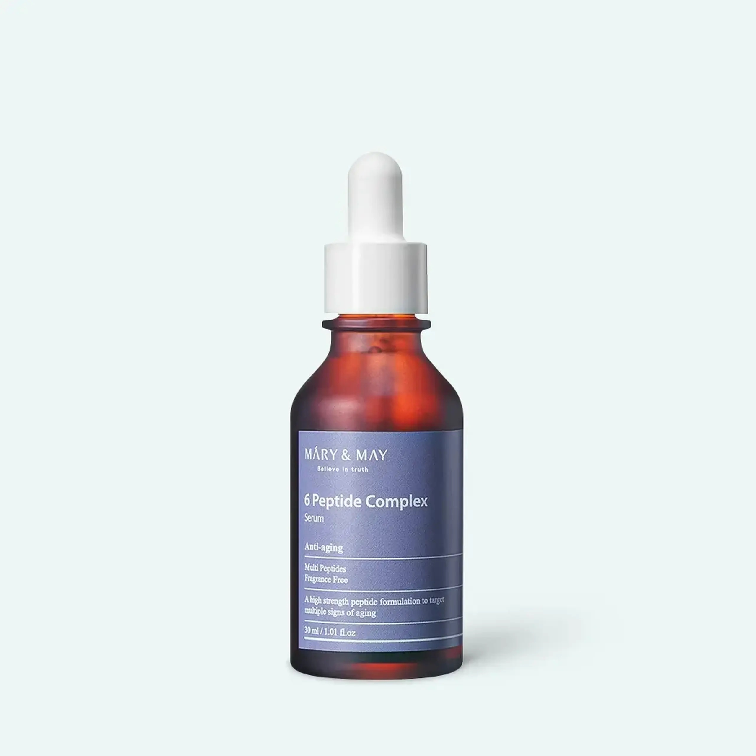 Ser anti-îmbătrânire cu șase tipuri de peptide Mary & May 6 Peptide Complex Serum 30ml