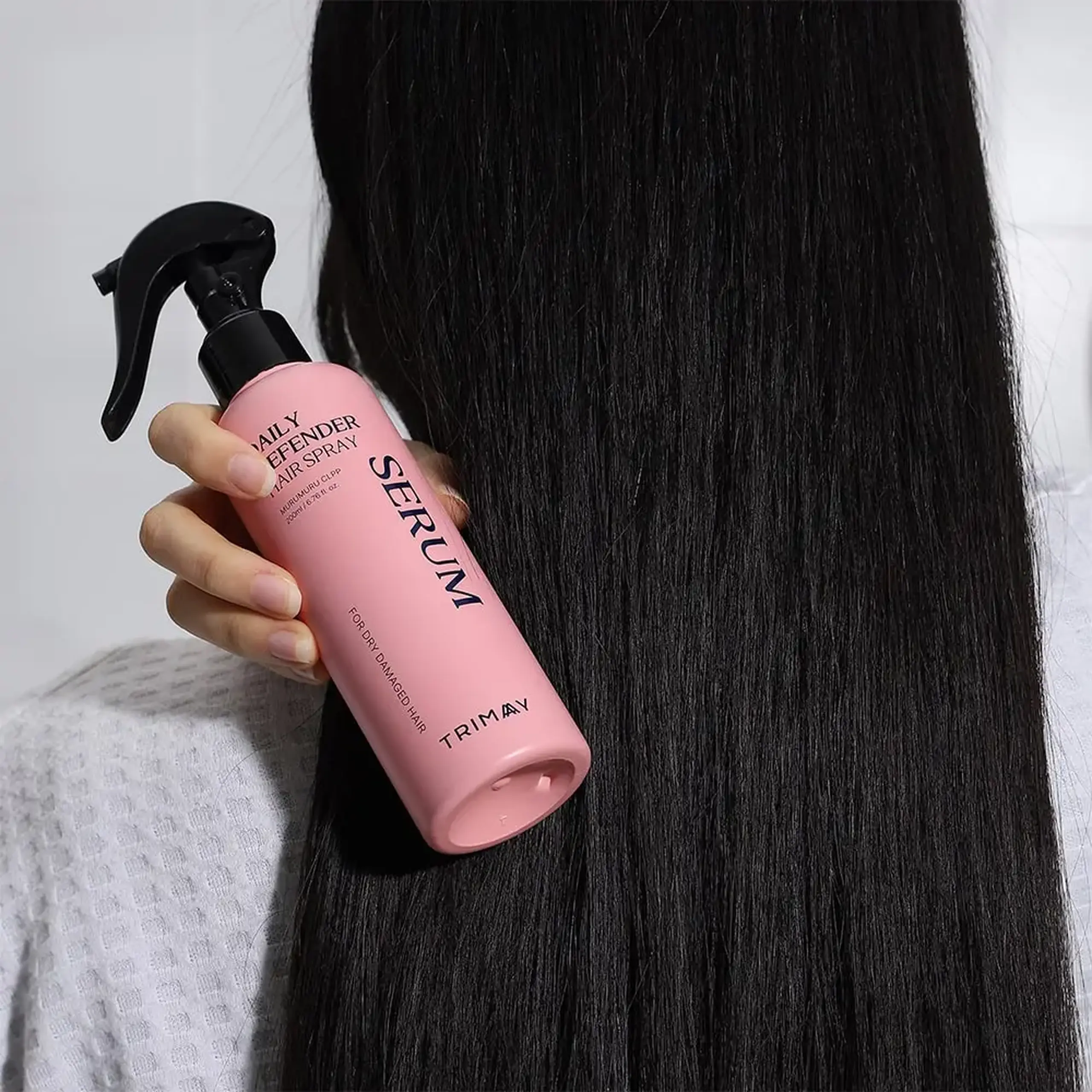 Spray cu proteine de mătase pentru păr uscat Trimay Daily Defender Hair Spray Serum 200ml