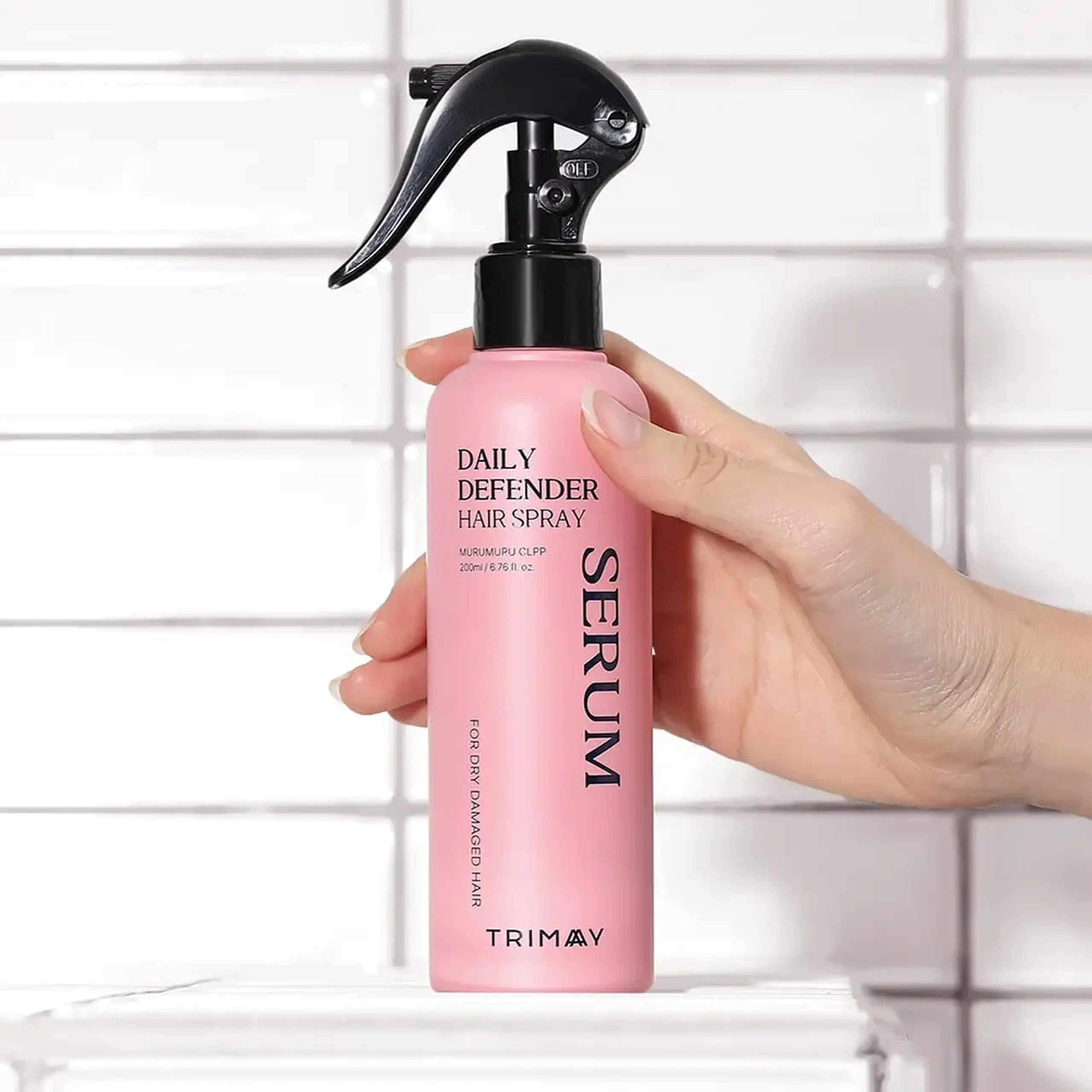 Spray cu proteine de mătase pentru păr uscat Trimay Daily Defender Hair Spray Serum 200ml