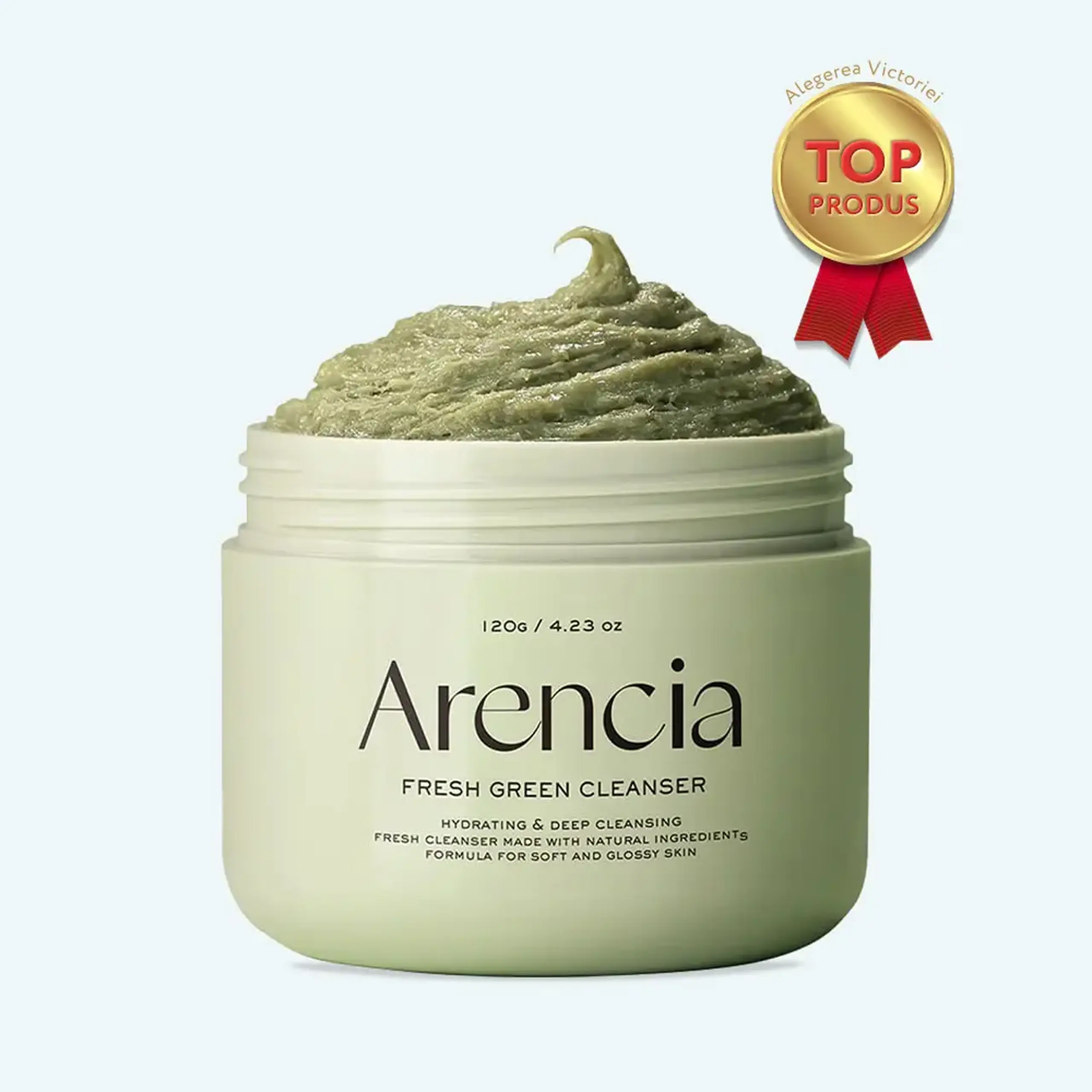 Produs de curățare 3-în-1 Arencia Fresh Green Rice Mochi Cleanser 120g
