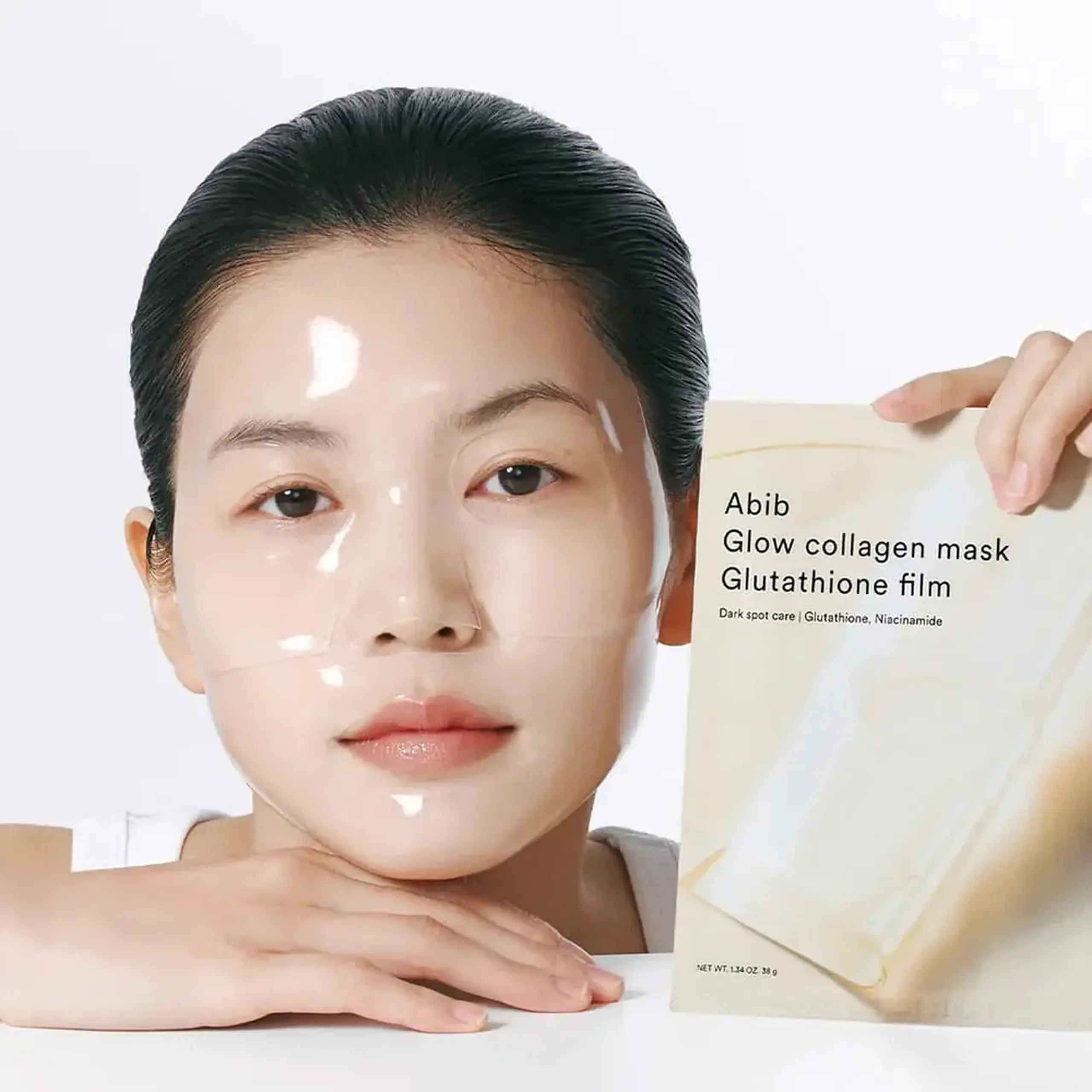 Mască de hidrogel Abib Glow Collagen Mask Glutathione Film