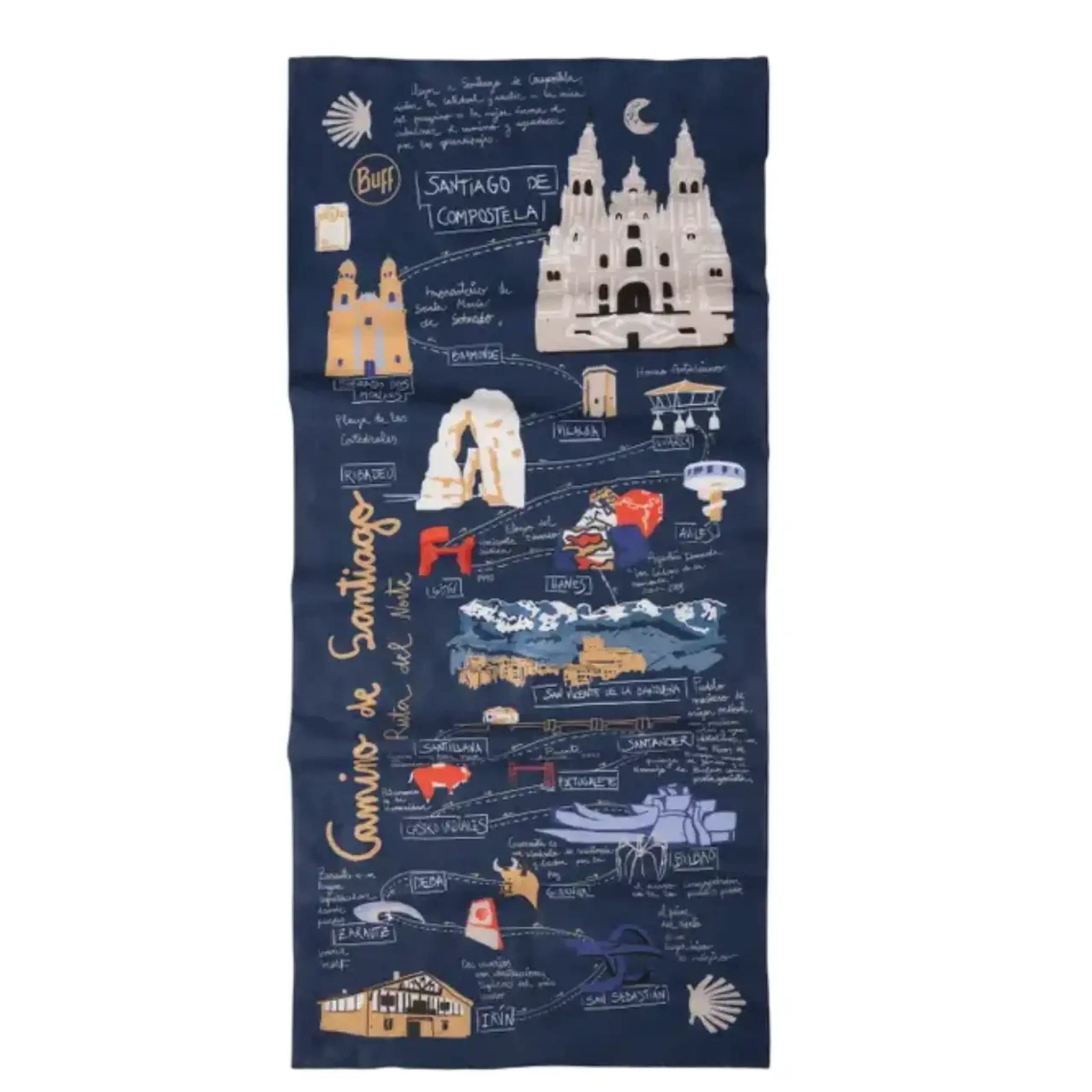 Buff CoolNet Camino norte navy